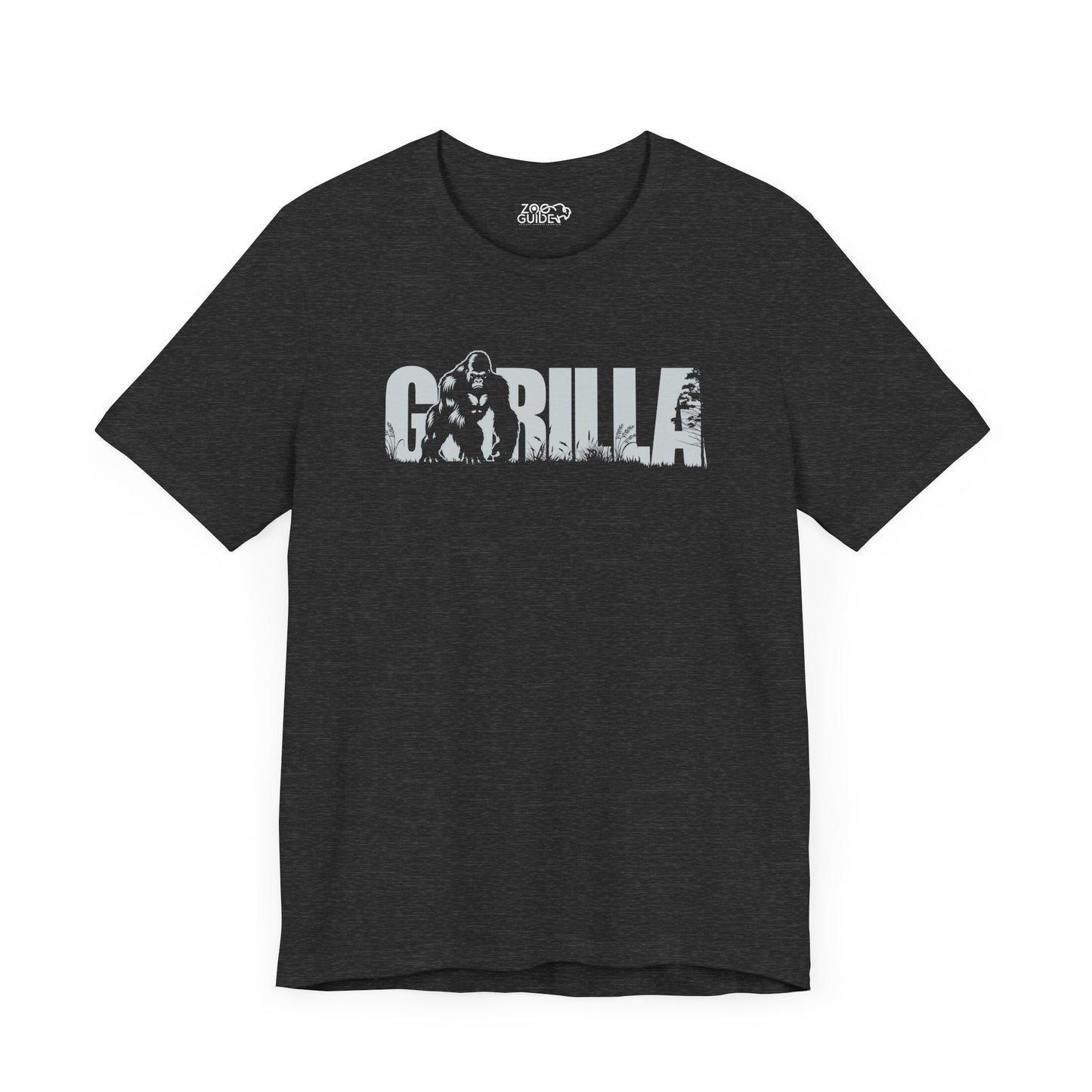 GORILLA Adult Unisex Tee Shirt by Zoo Guide™