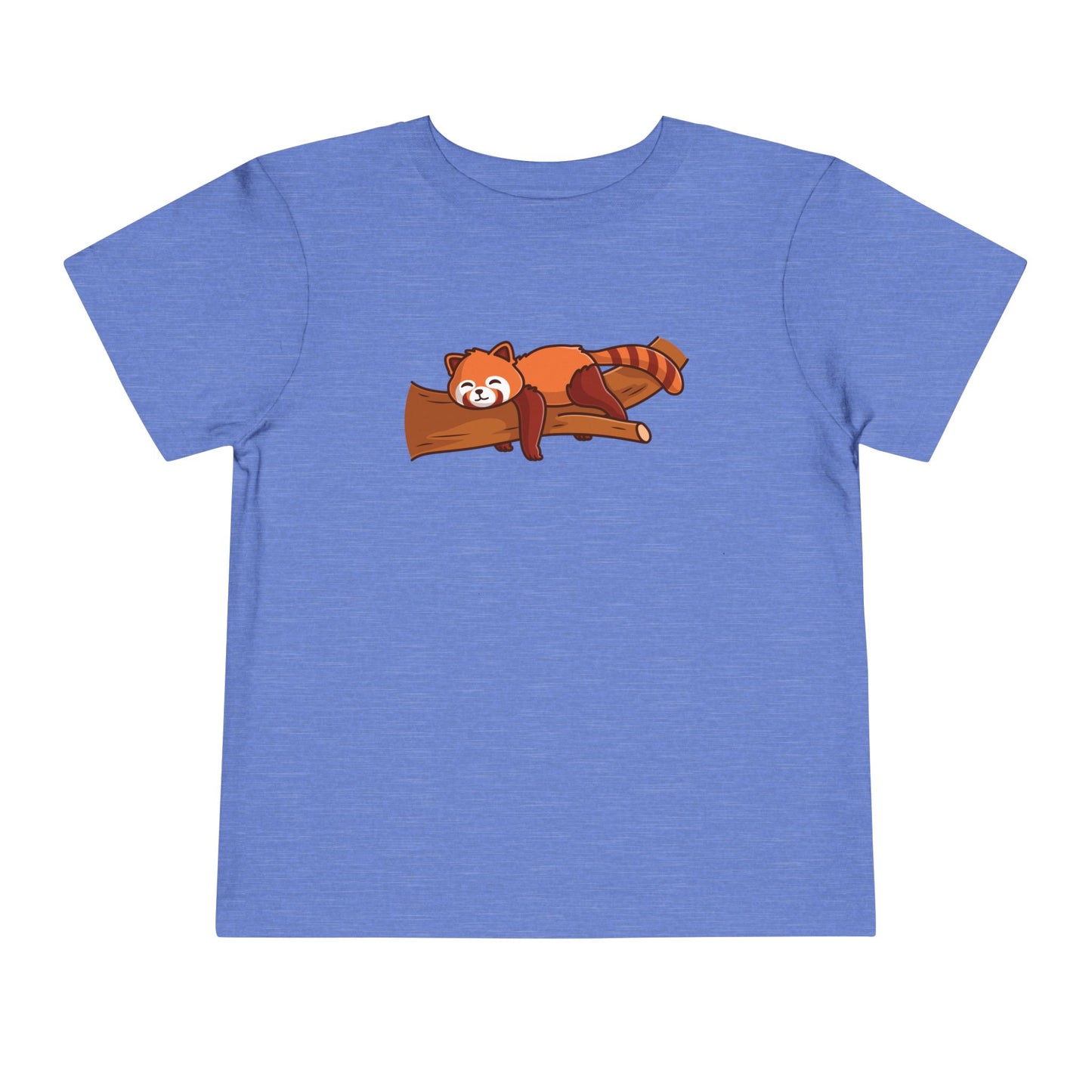 Red Panda Sleeping Kawaii Style Toddler Tee Shirt by Zoo Guide™