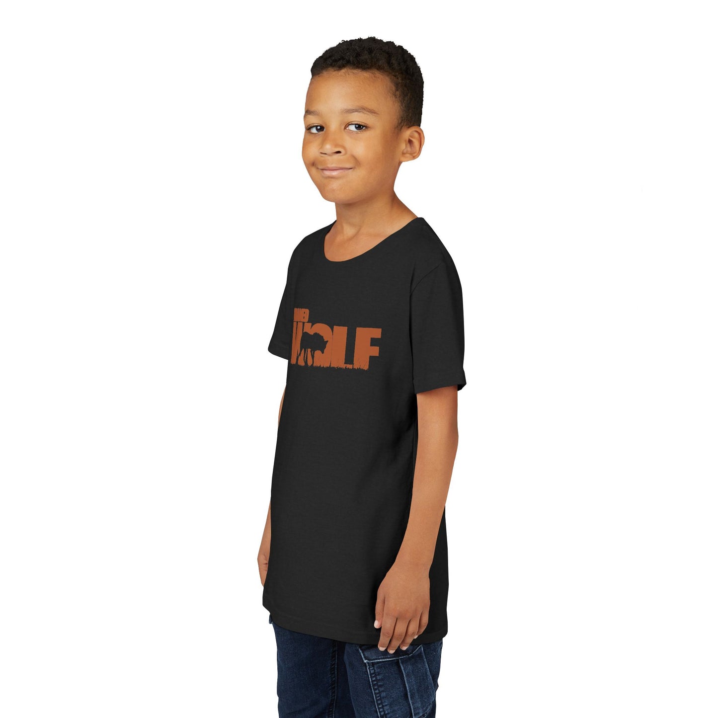MANED WOLF Color Youth Tee Shirt by Zoo Guide™
