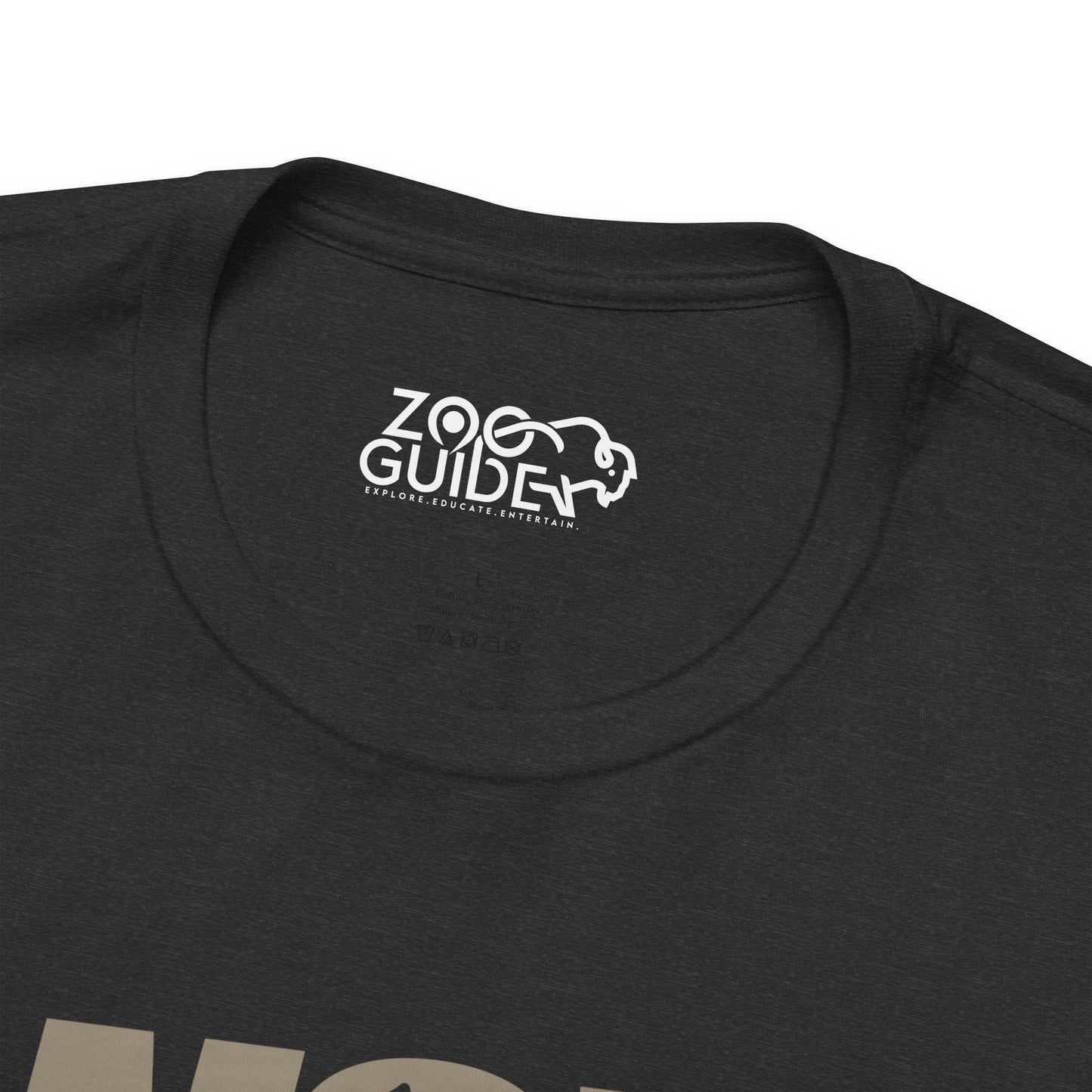 WOLF Color Adult Unisex Tee Shirt by Zoo Guide™