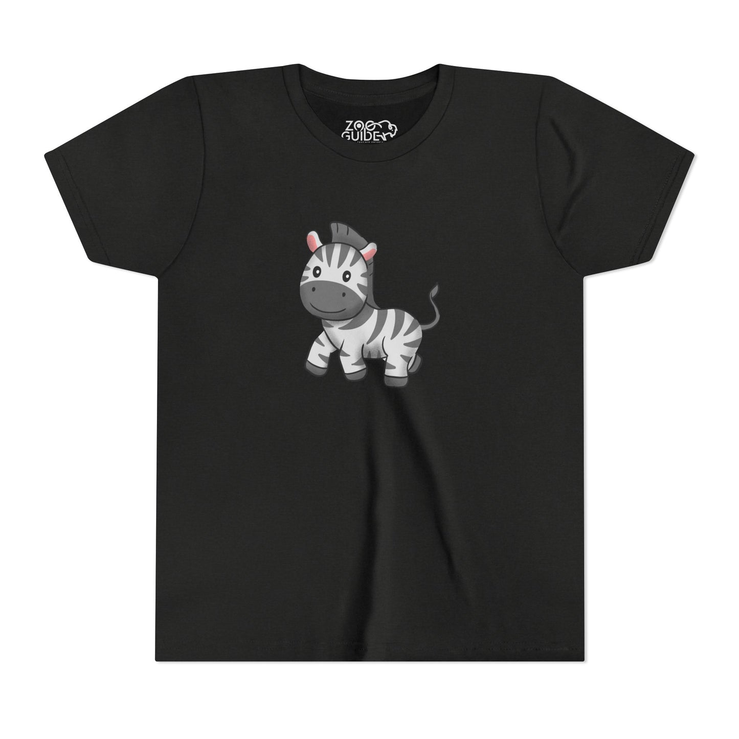 Zebra Youth Tee Shirt by Zoo Guide™