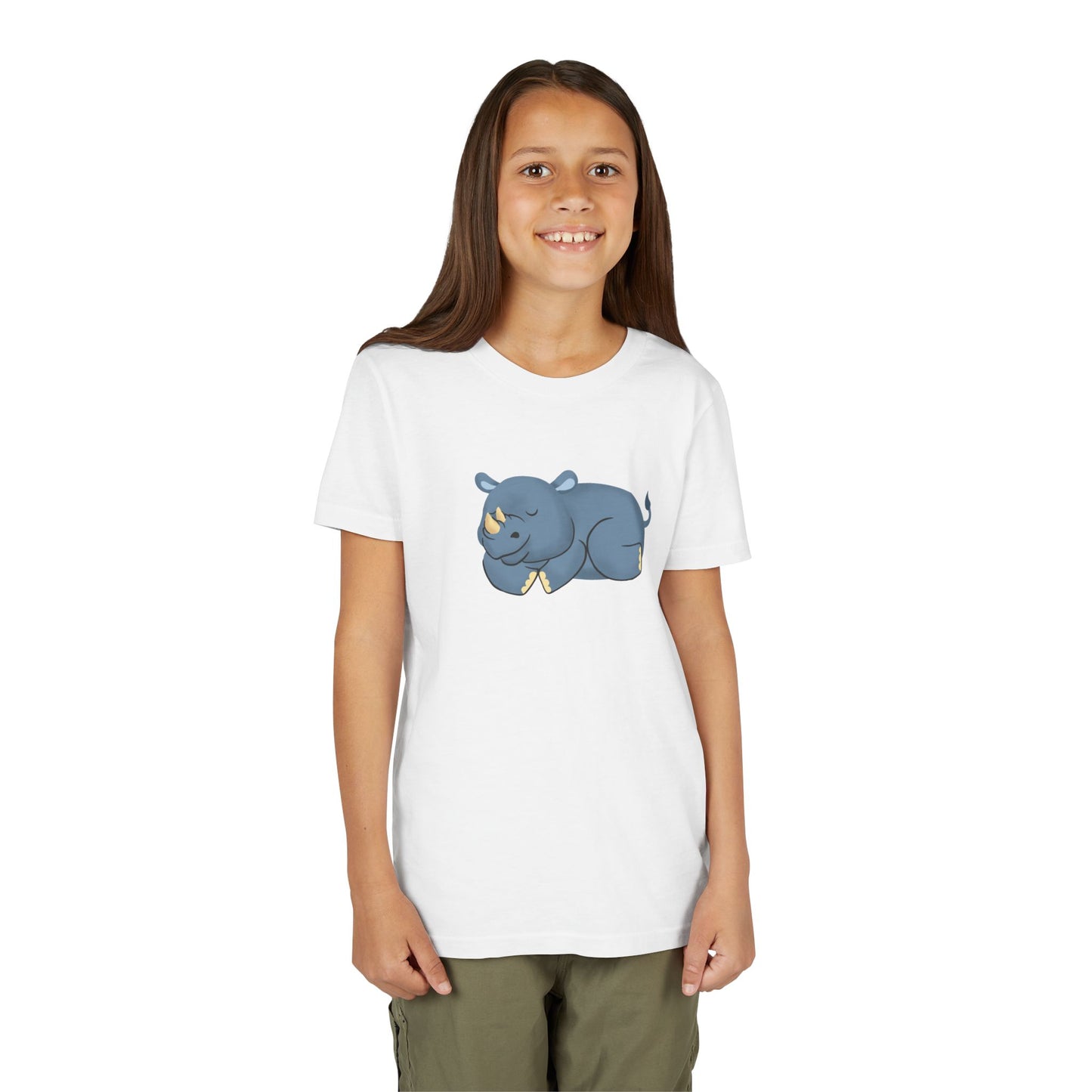 Rhino Nap Time Youth Tee Shirt by Zoo Guide™