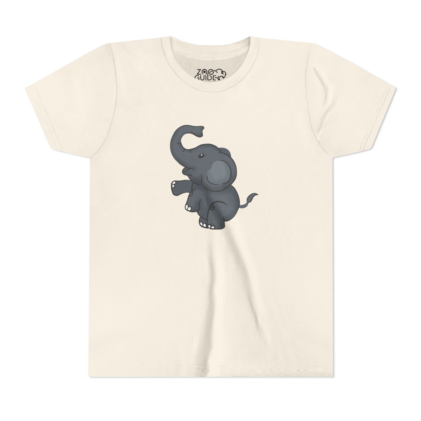 Dancing African Elephant Youth Tee Shirt by Zoo Guide™