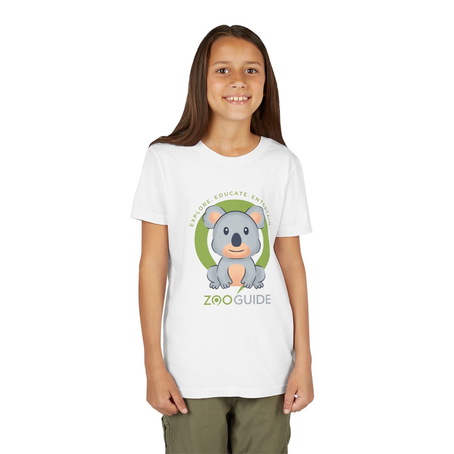 Koala in Zoo Guide™ Waypoint Icon Youth Tee Shirt by Zoo Guide™