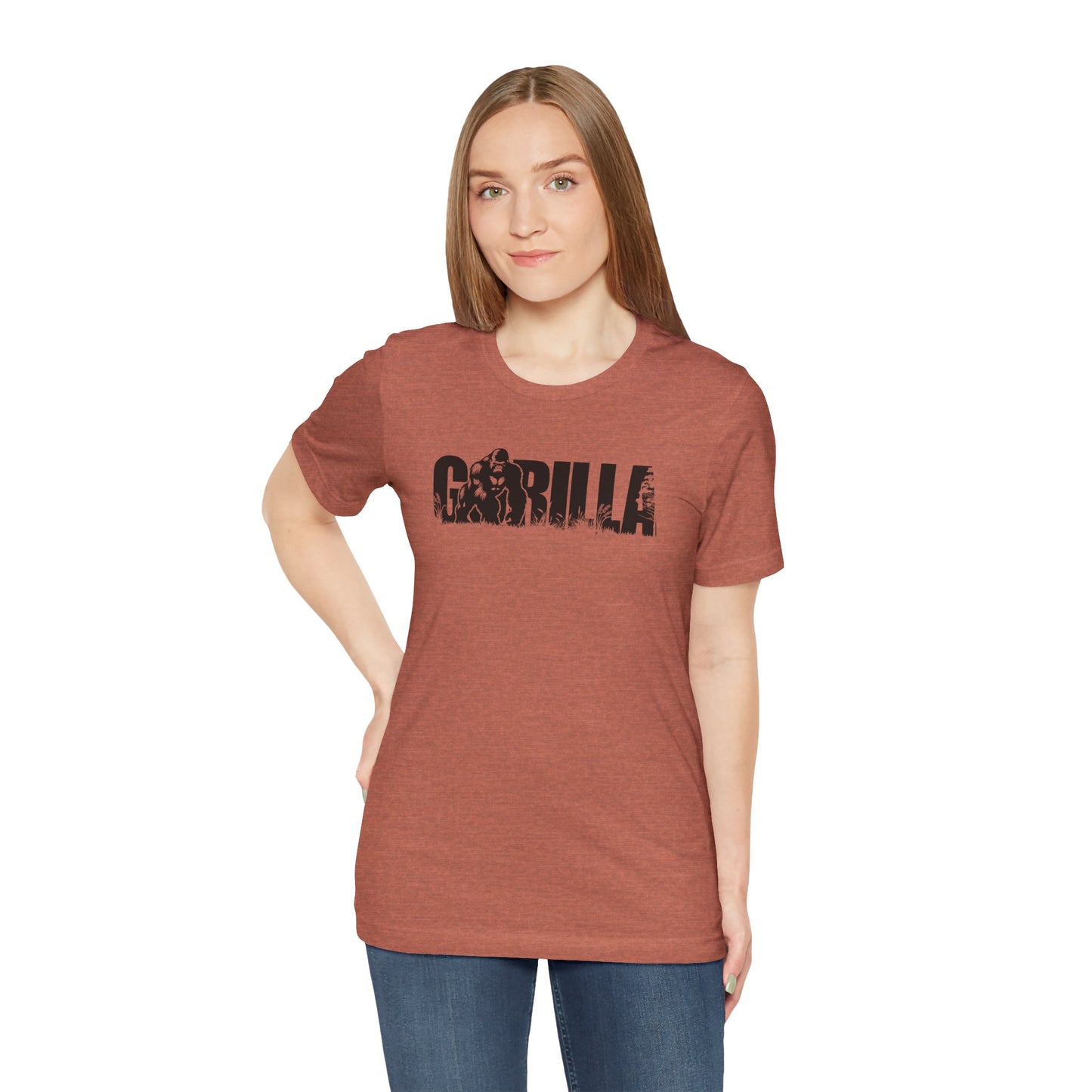 GORILLA Adult Unisex Tee Shirt by Zoo Guide™