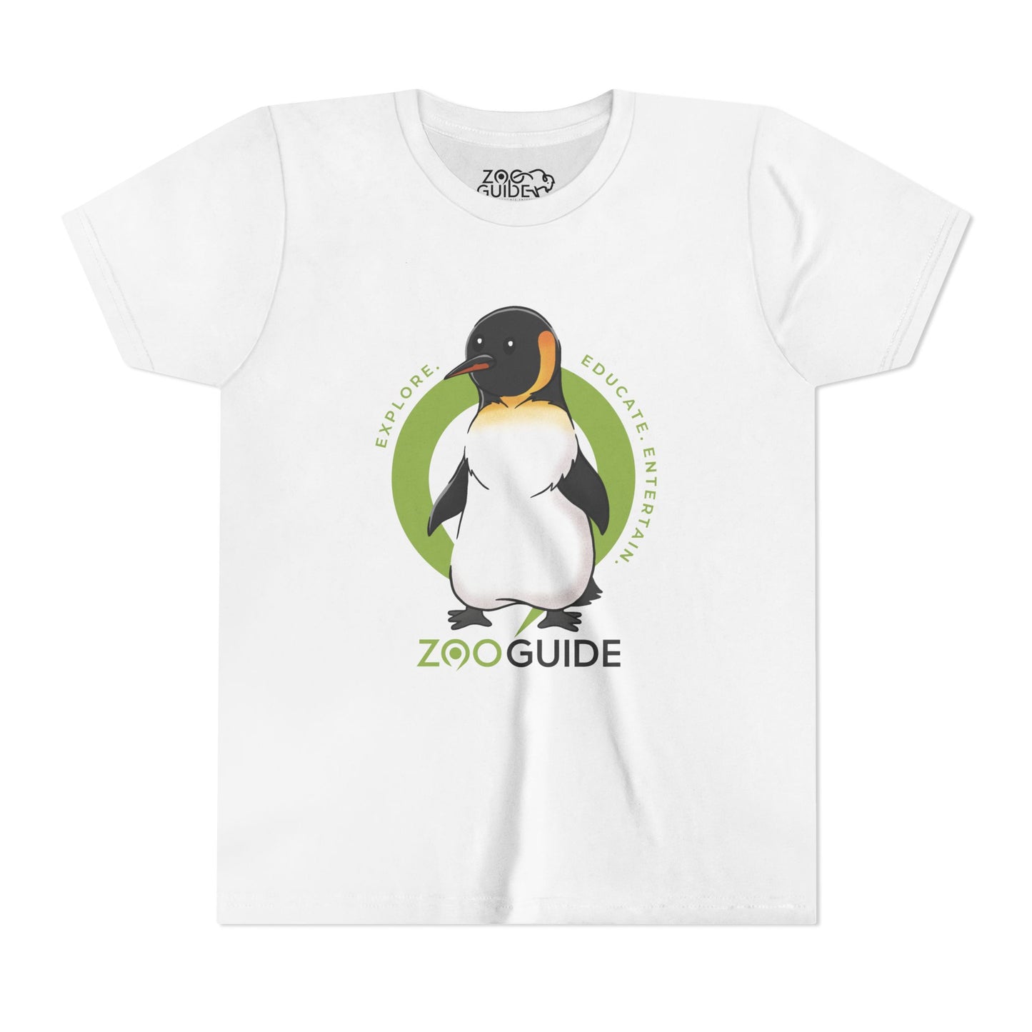 King Penguin in Zoo Guide™ Waypoint Icon Youth Tee Shirt by Zoo Guide™