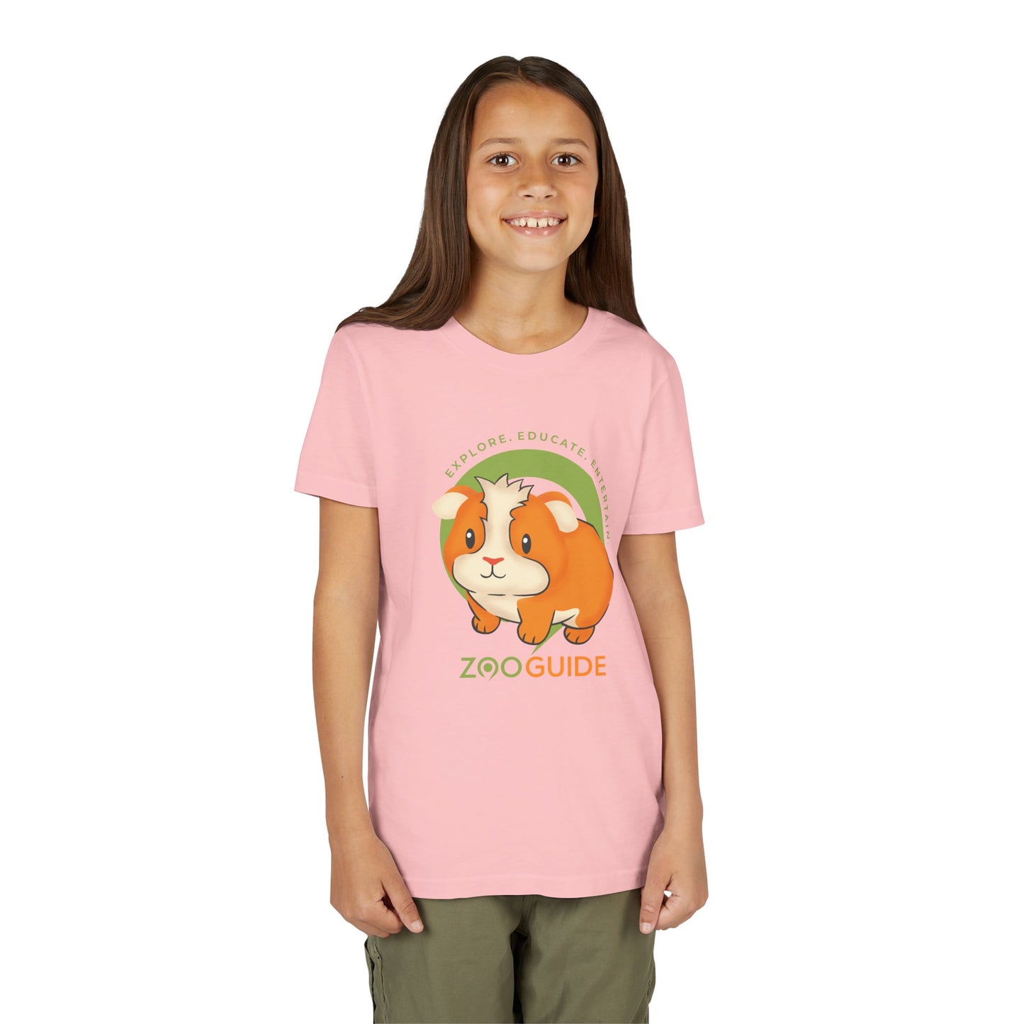Guinea Pig in Zoo Guide™ Waypoint Icon Youth Tee Shirt by Zoo Guide™