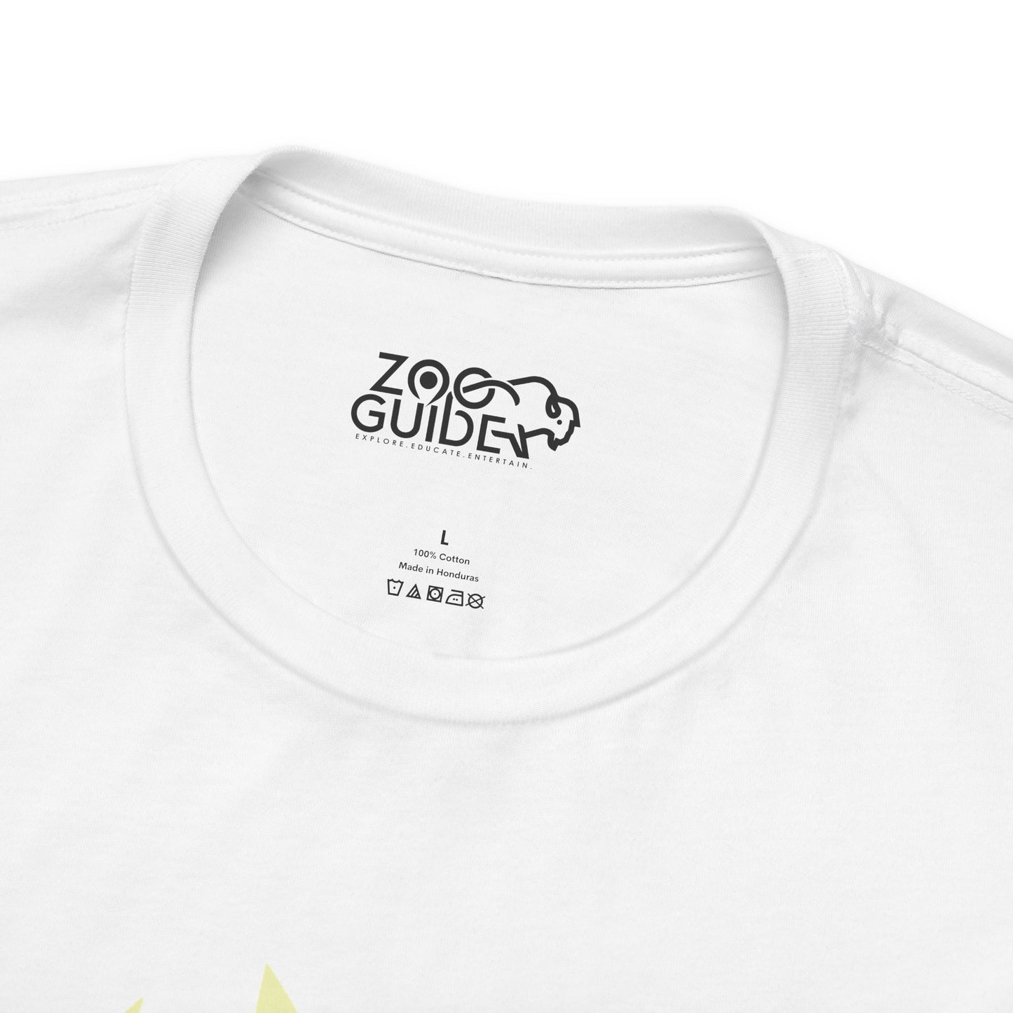 Bear Print Adult Unisex Tee Shirt by Zoo Guide™