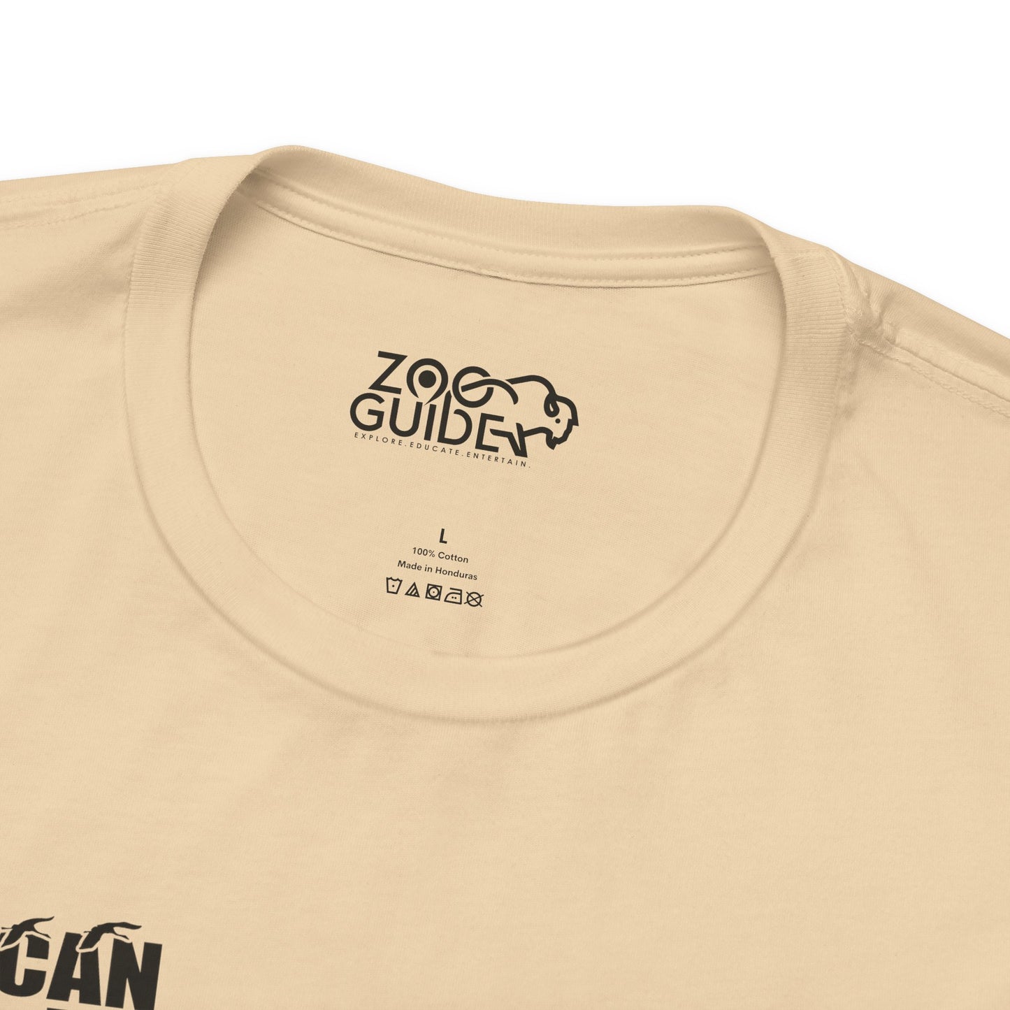 AFRICAN ELEPHANT Adult Unisex Tee Shirt by Zoo Guide™