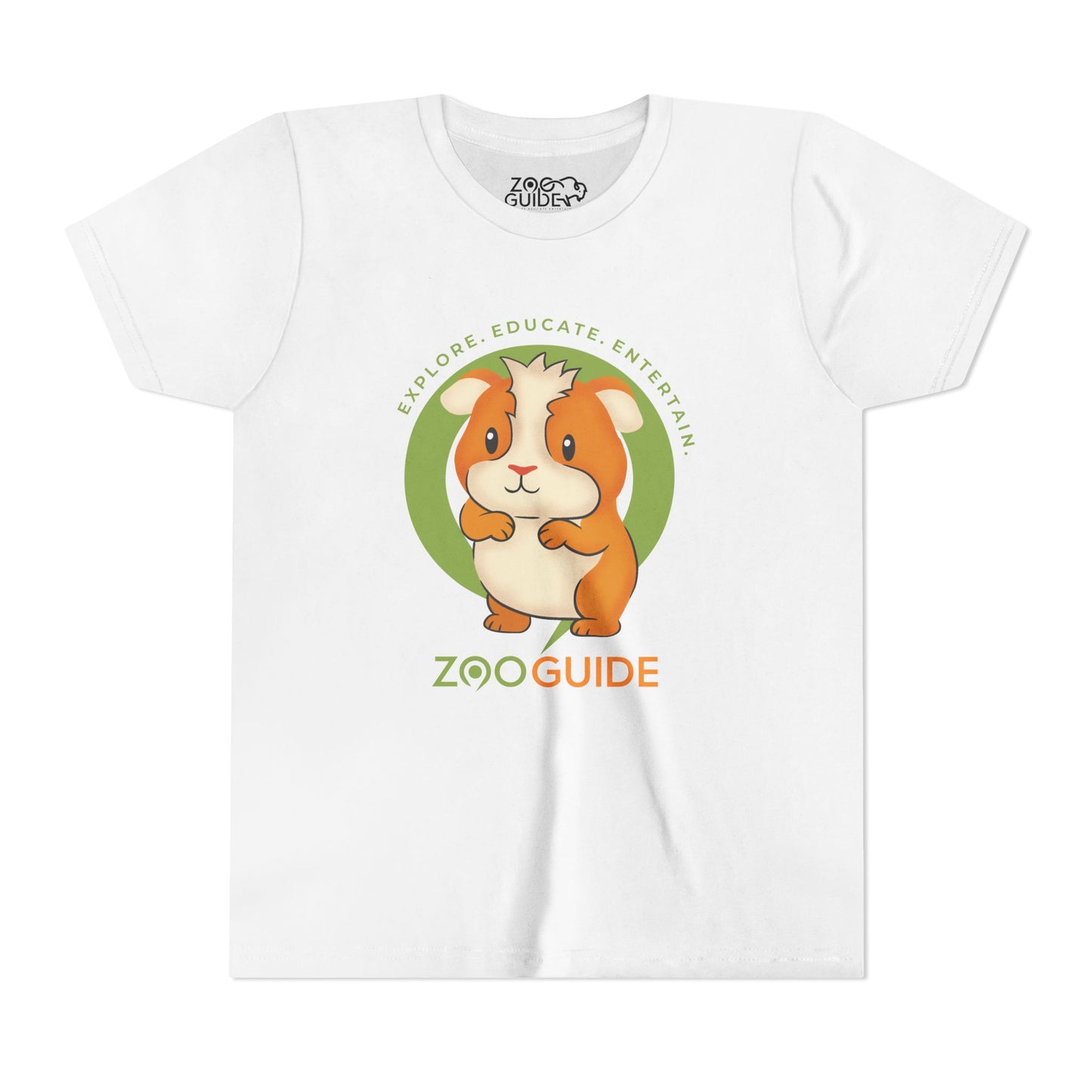 Guinea Pig Standing in Zoo Guide™ Waypoint Icon Youth Tee Shirt by Zoo Guide™