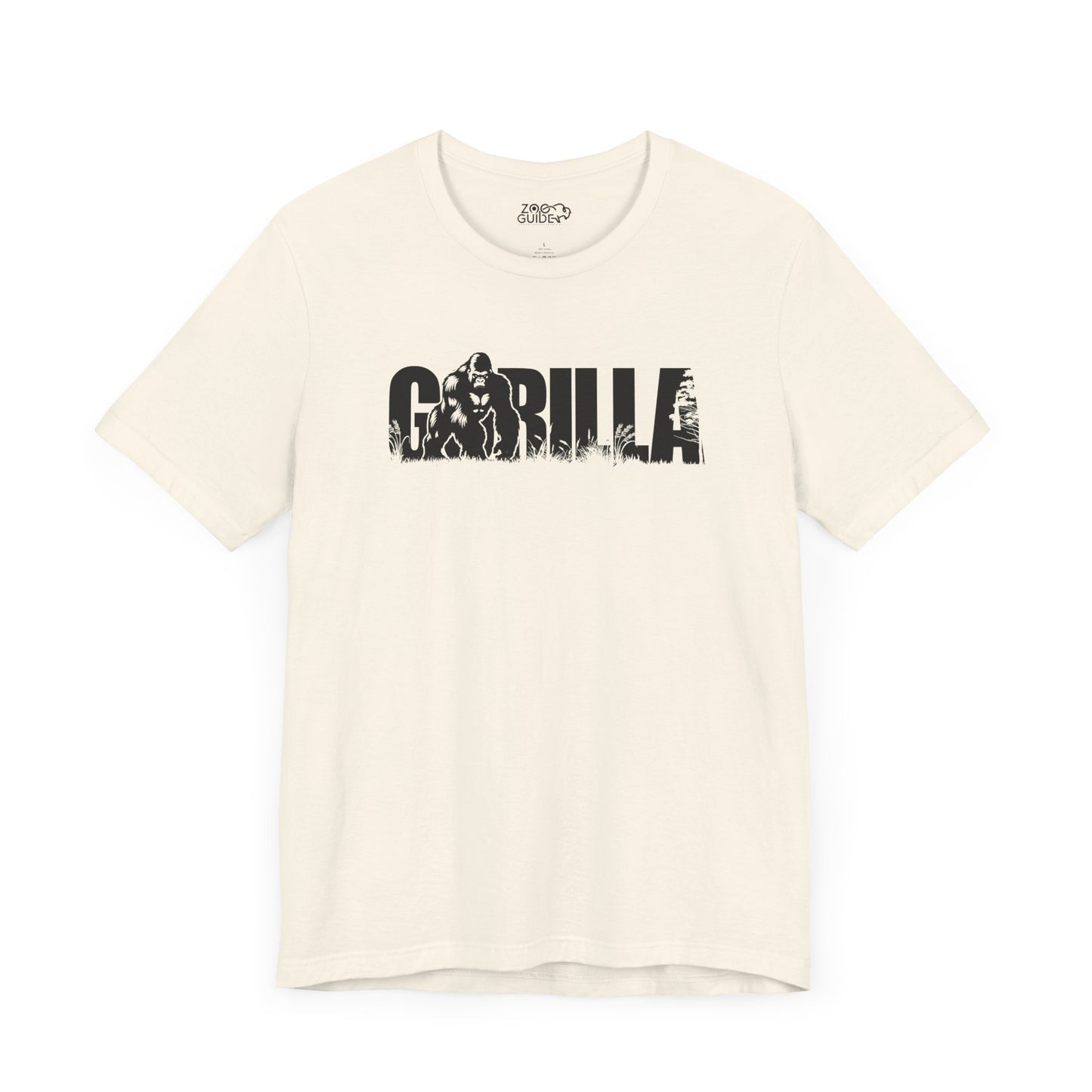 GORILLA Adult Unisex Tee Shirt by Zoo Guide™