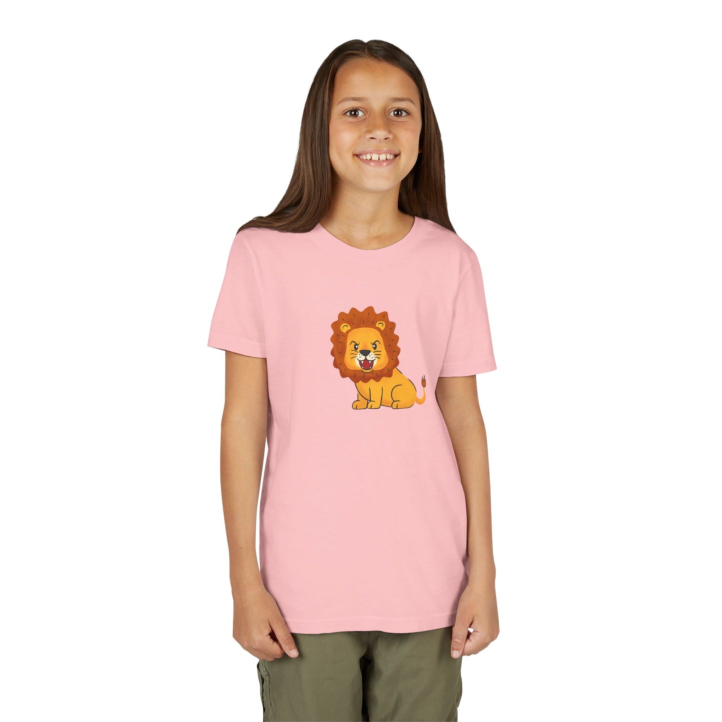 Lion Roaring Youth Tee Shirt by Zoo Guide™