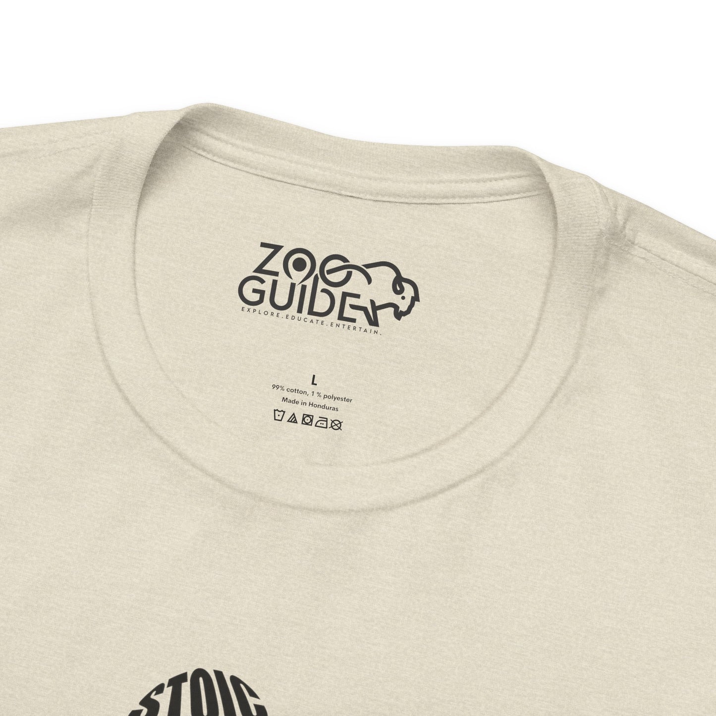 Gorilla Word Art Adult Unisex Short Sleeve Tee by Zoo Guide™