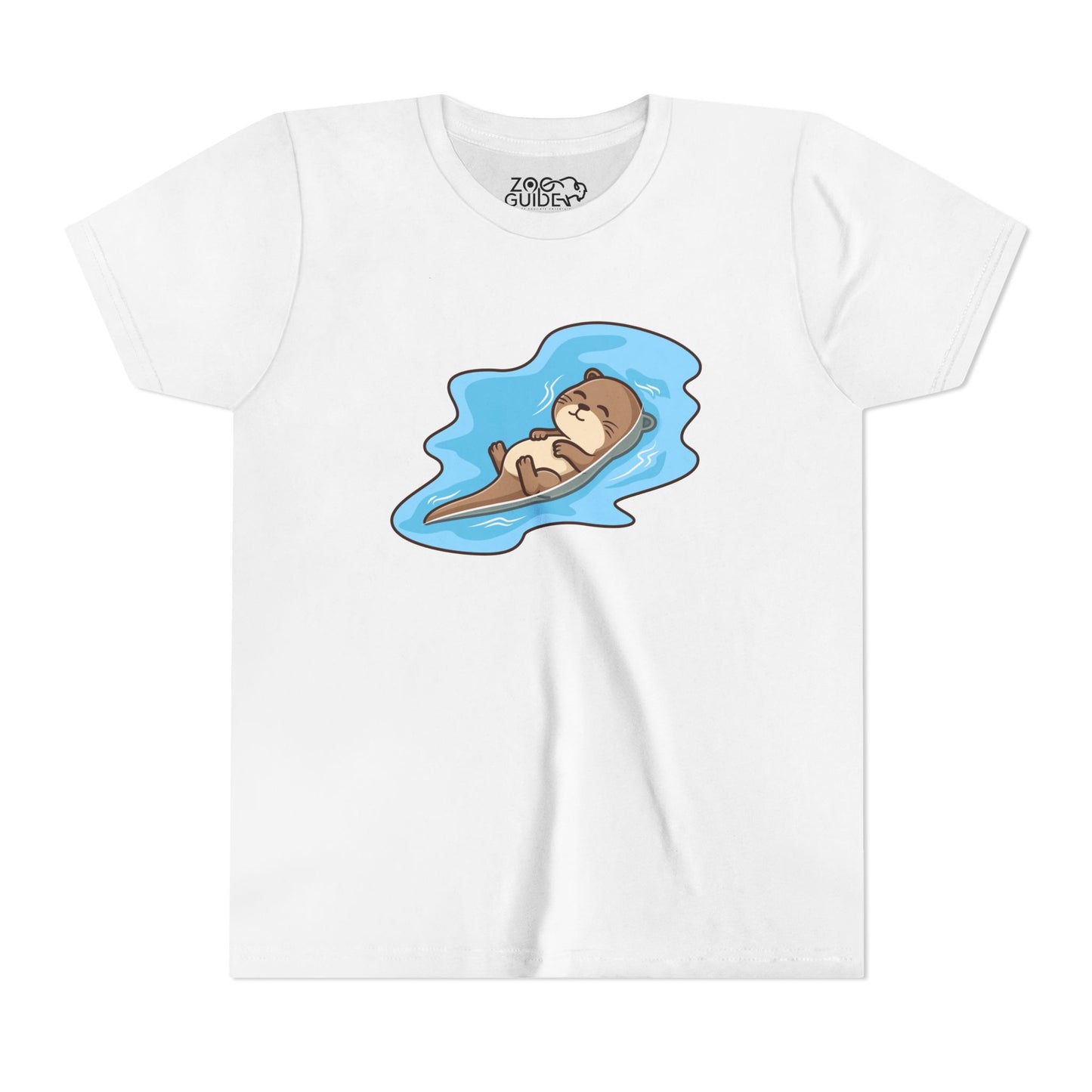 Otter Kawaii Style Youth Tee Shirt by Zoo Guide™