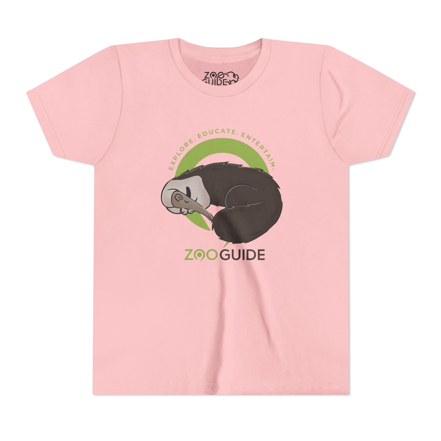 Giant Anteater Sleeping in Zoo Guide™ Waypoint Icon Youth Tee Shirt by Zoo Guide™
