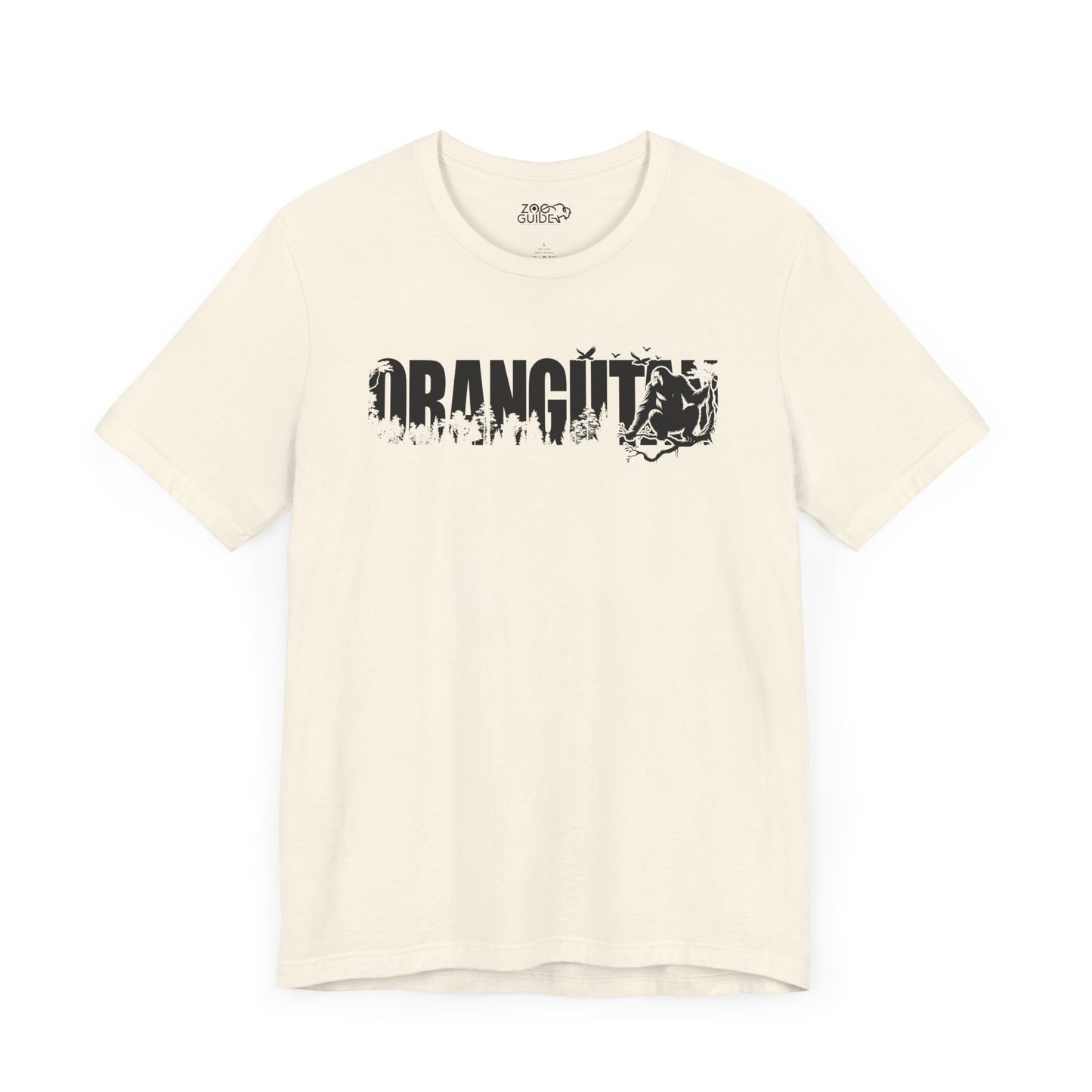 ORANGUTAN Adult Unisex Tee Shirt by Zoo Guide™
