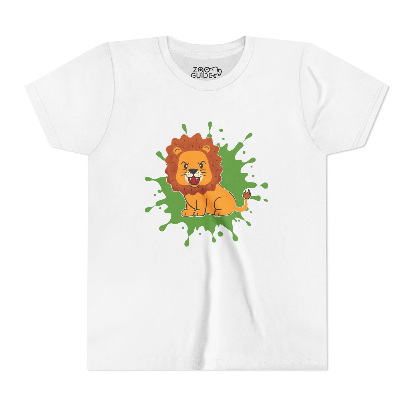 Copy of Roaring Lion Color Splash Youth Tee Shirt by Zoo Guide™