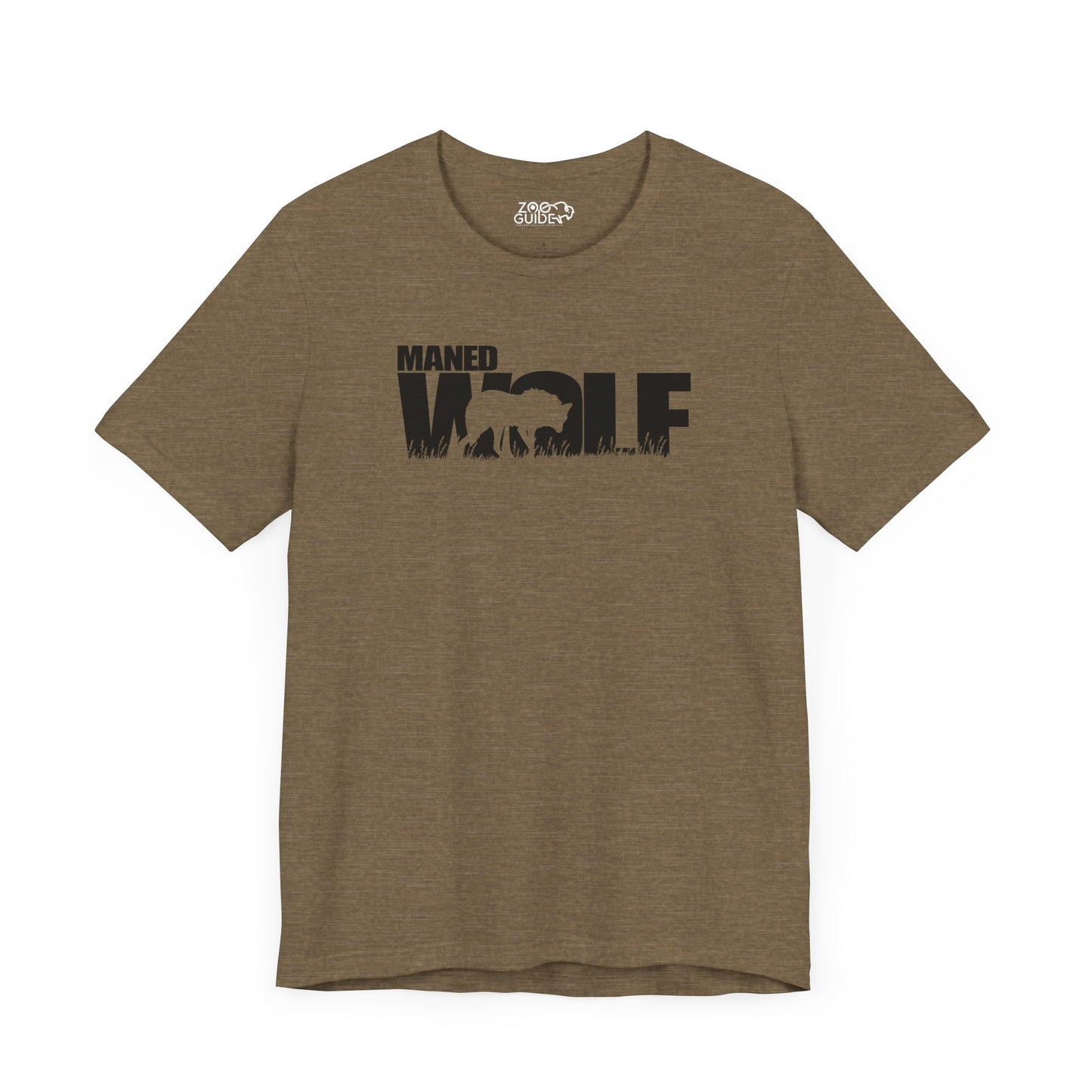 MANED WOLF Adult Unisex Tee Shirt by Zoo Guide™