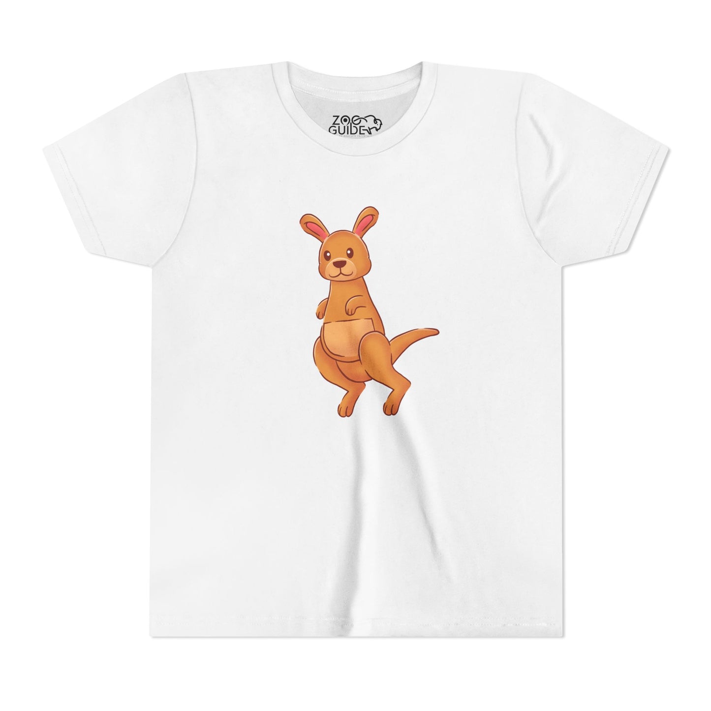 Red Kangaroo Youth Tee Shirt by Zoo Guide™