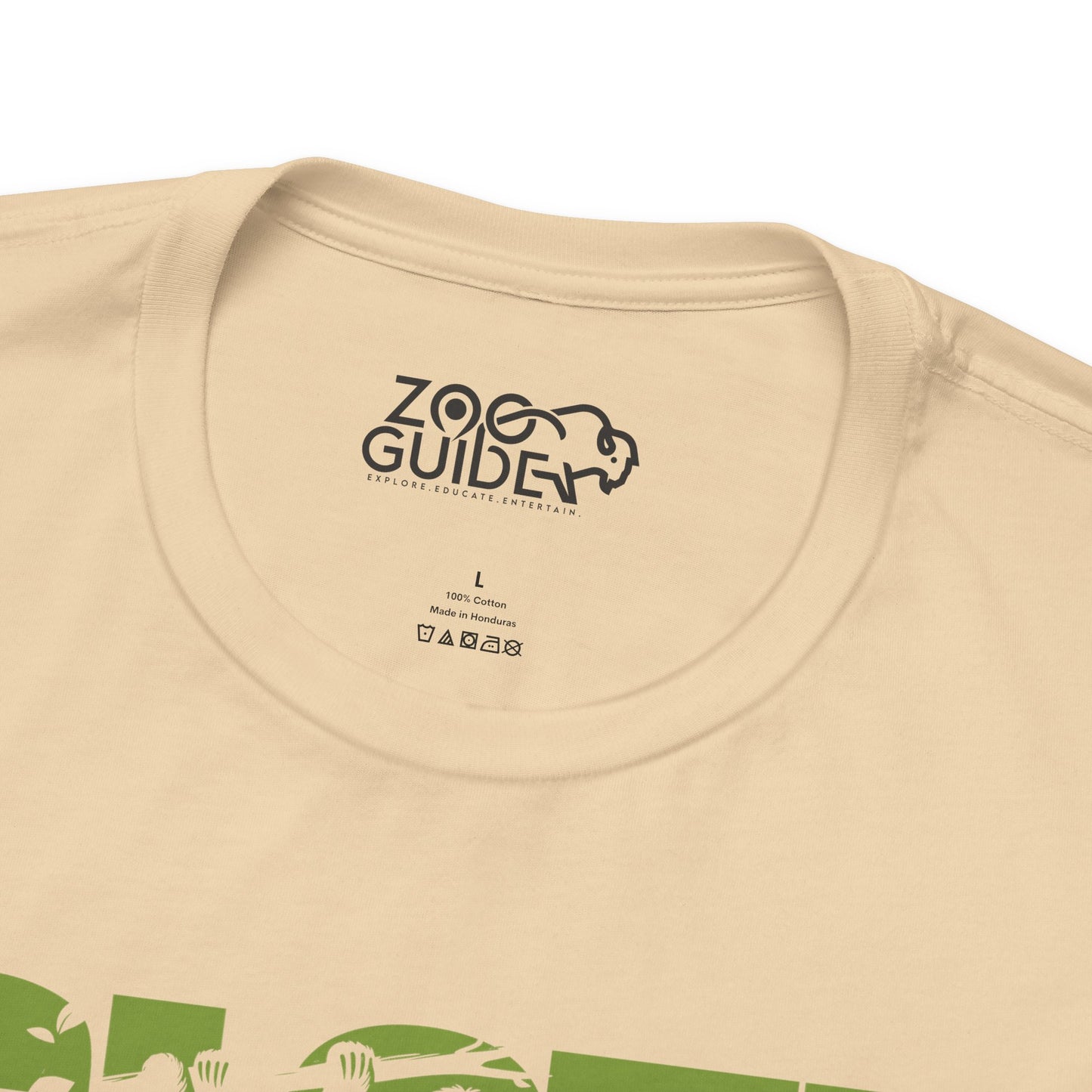 SLOTH Color Adult Unisex Tee Shirt by Zoo Guide™
