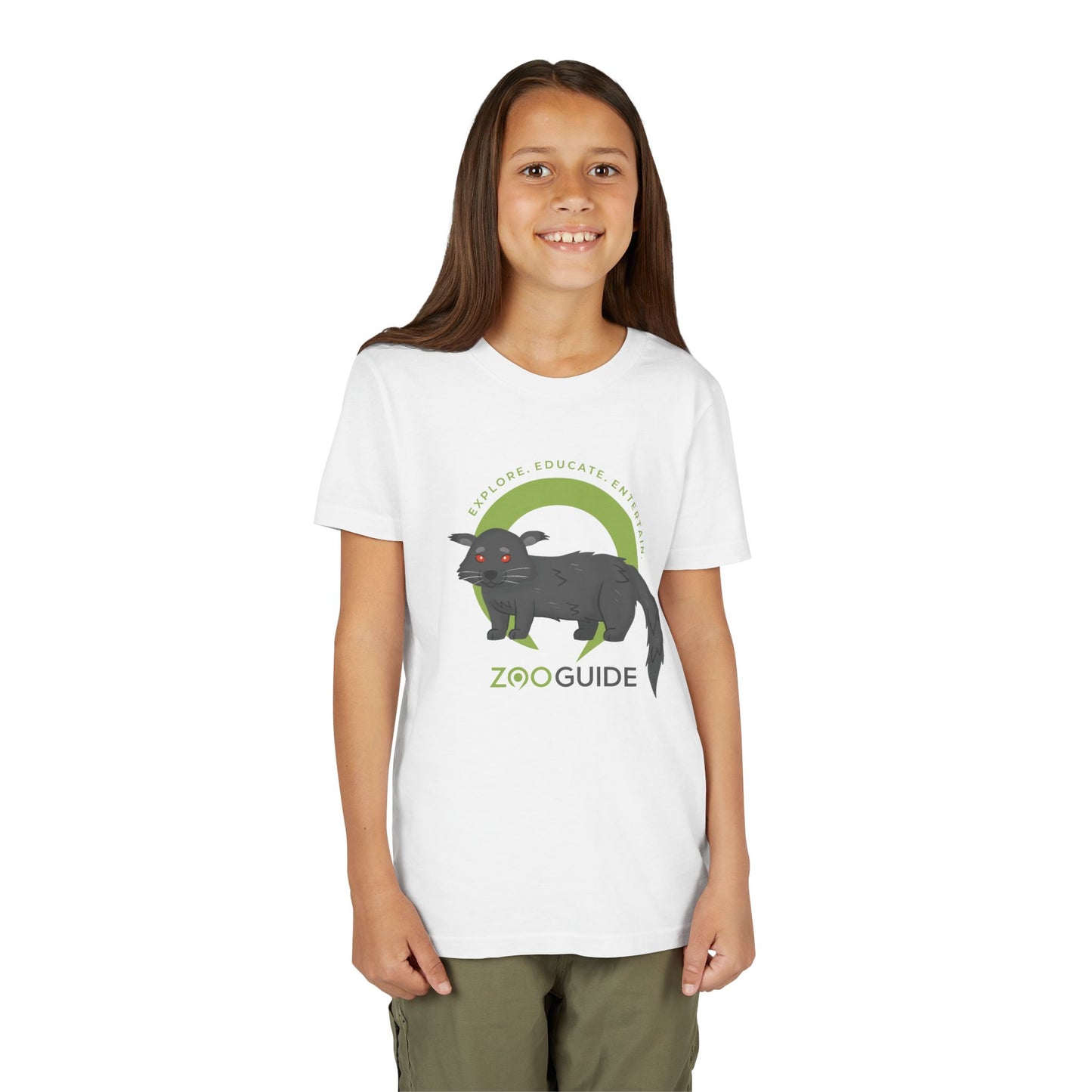 Binturong in Zoo Guide™ Waypoint Icon Youth Tee Shirt by Zoo Guide™