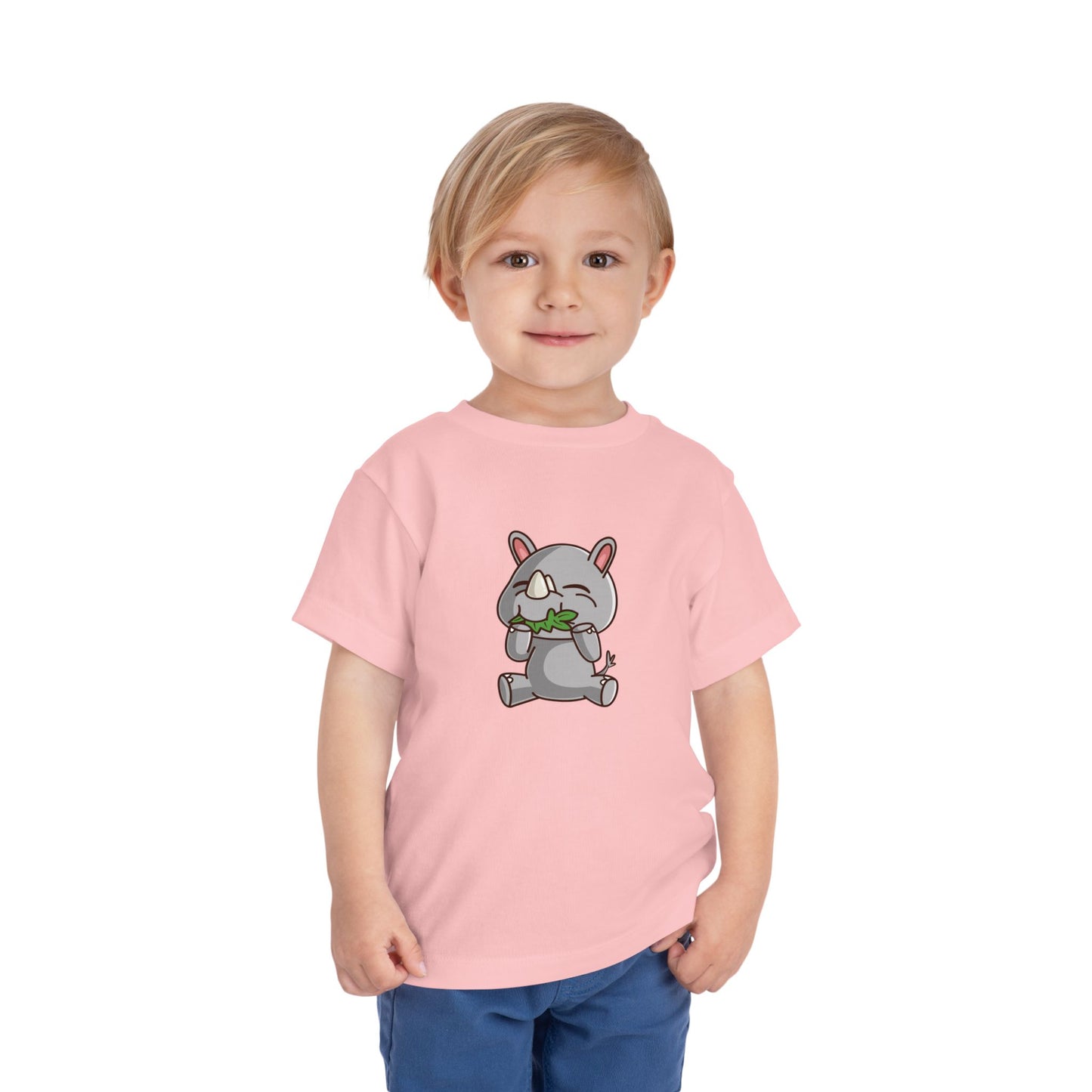 Rhino Snakin' Kawaii Style Toddler Tee Shirt by Zoo Guide™