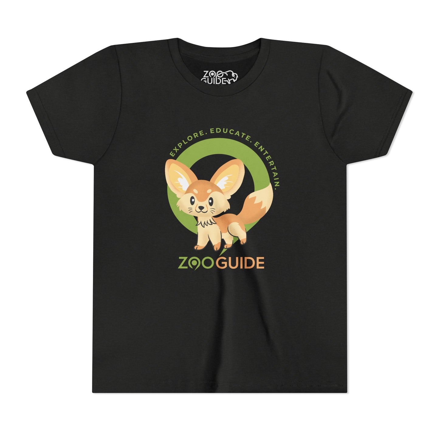 Fennec Fox in Zoo Guide™ Waypoint Icon Youth Tee Shirt by Zoo Guide™