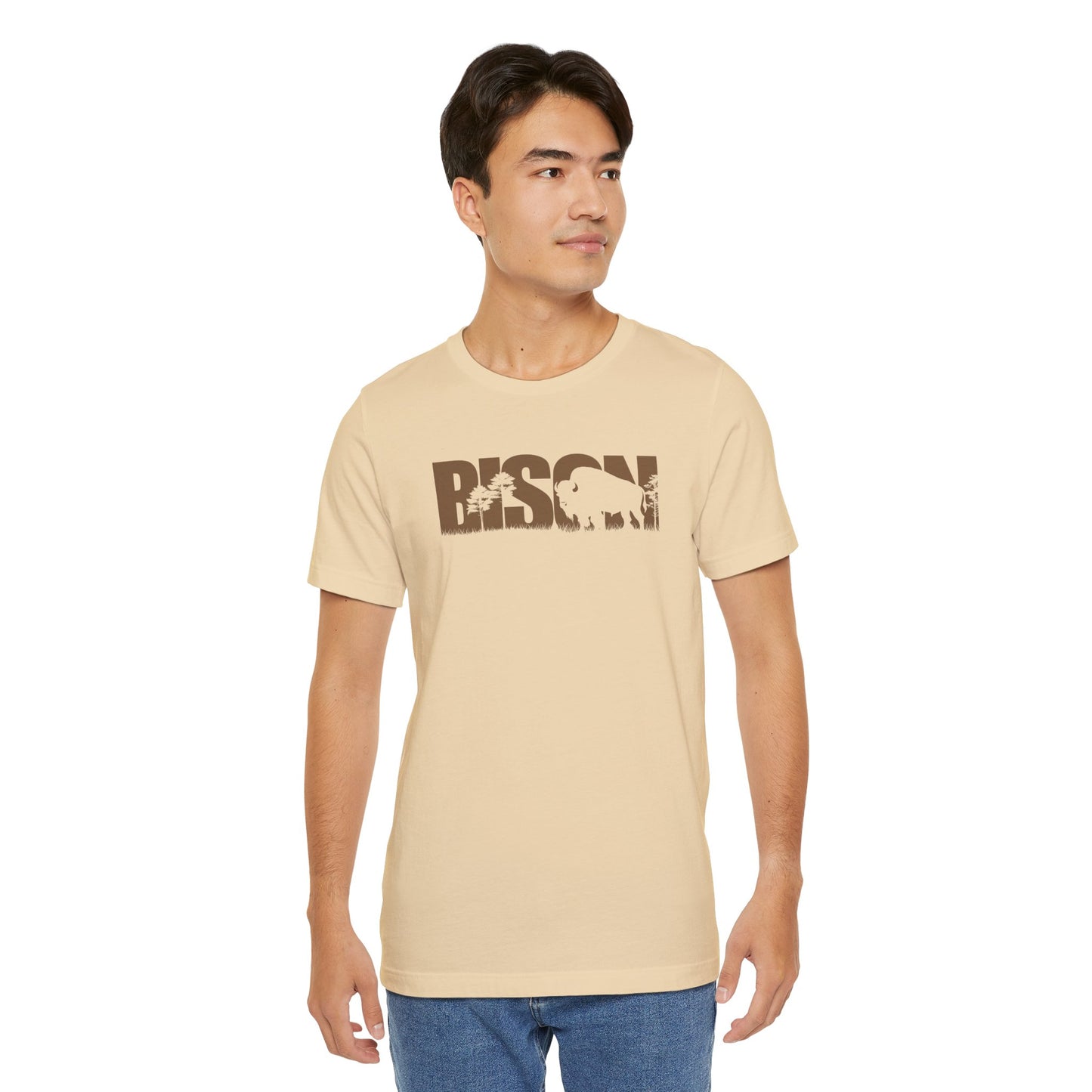 BISON Color Adult Unisex Tee Shirt by Zoo Guide™