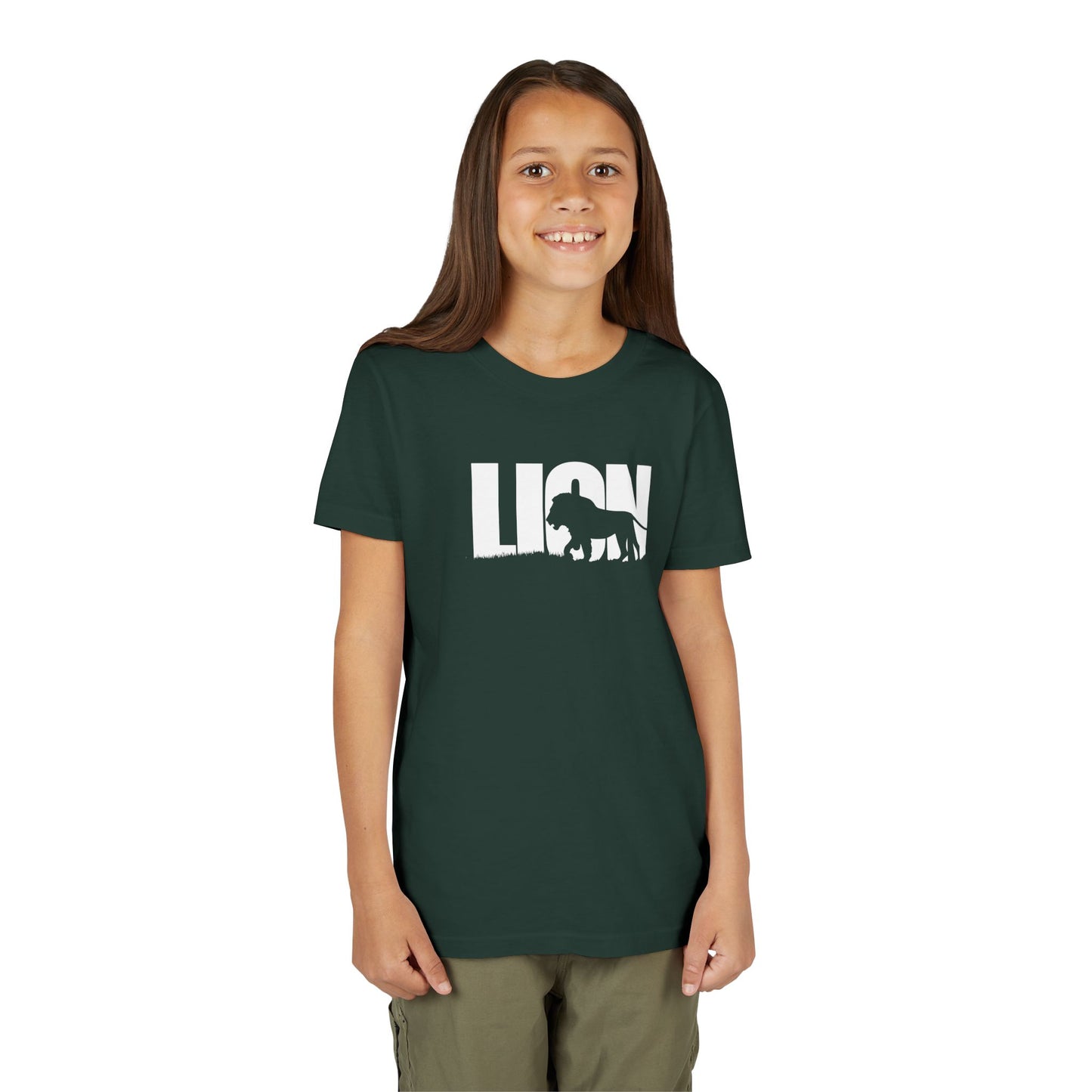 LION Youth Tee Shirt by Zoo Guide™