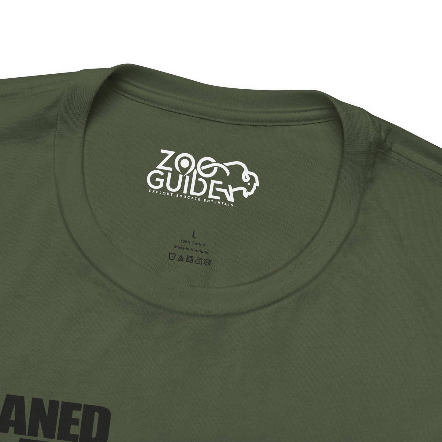 MANED WOLF Adult Unisex Tee Shirt by Zoo Guide™