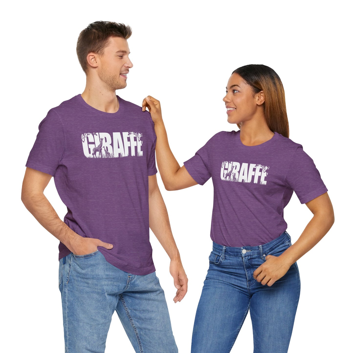 GIRAFFE Adult Unisex Tee Shirt by Zoo Guide™