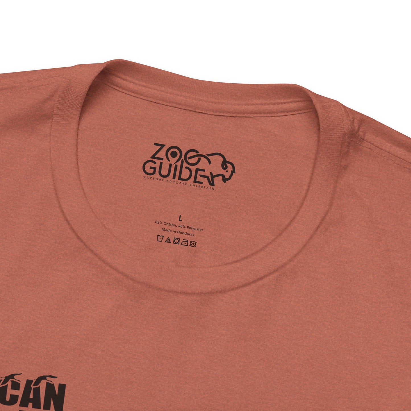 AFRICAN ELEPHANT Adult Unisex Tee Shirt by Zoo Guide™