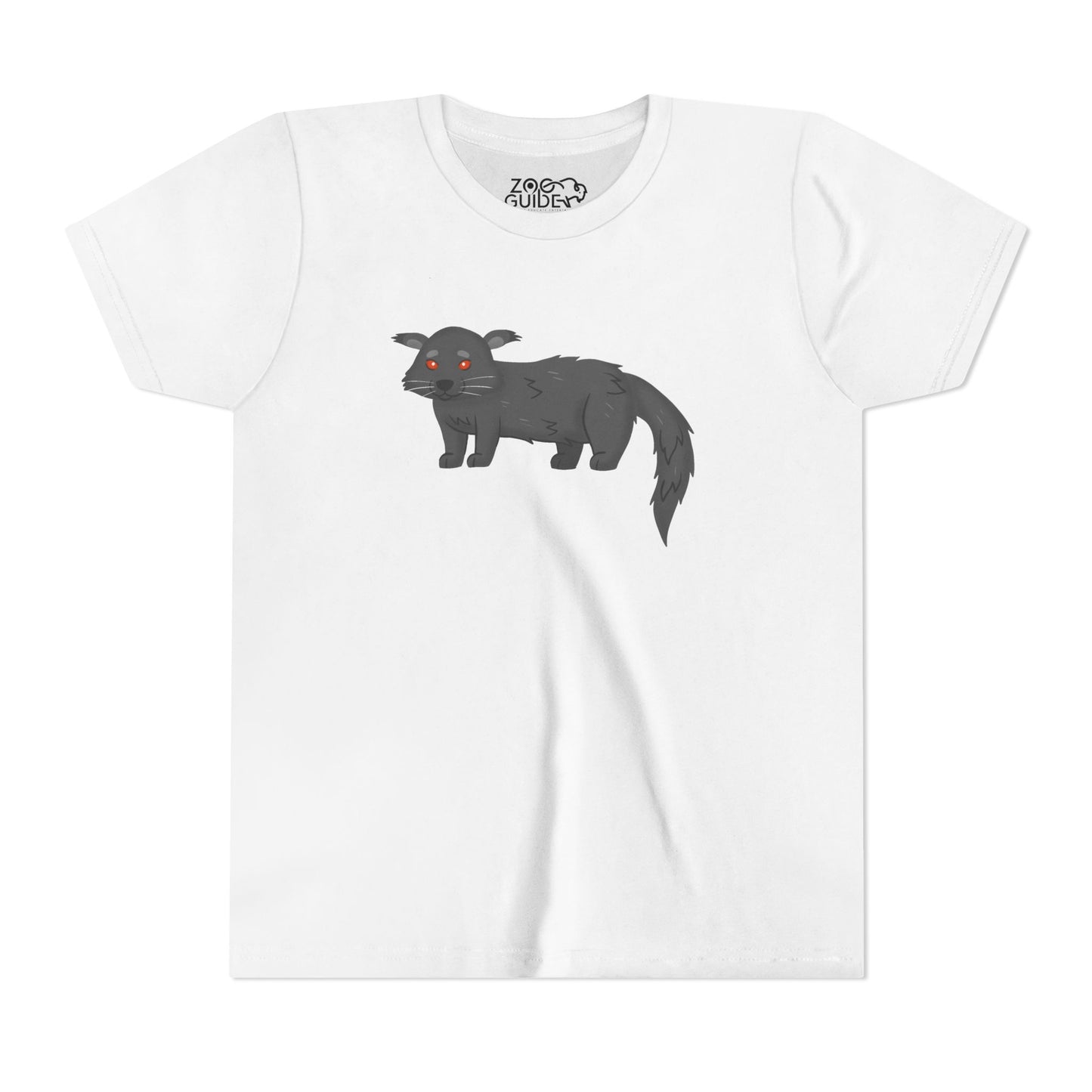 Binturong Profile Youth Tee Shirt by Zoo Guide™