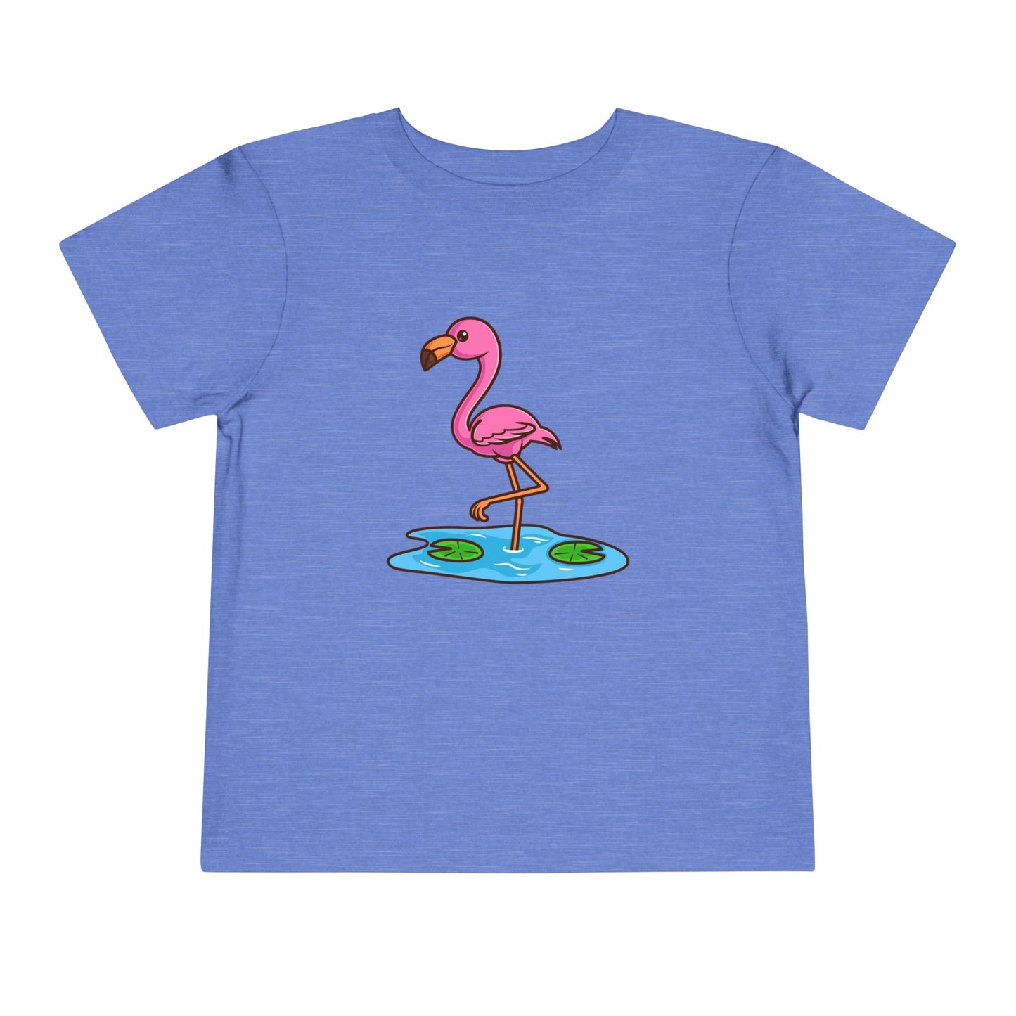 Flamingo Kawaii Style Toddler Tee Shirt by Zoo Guide™