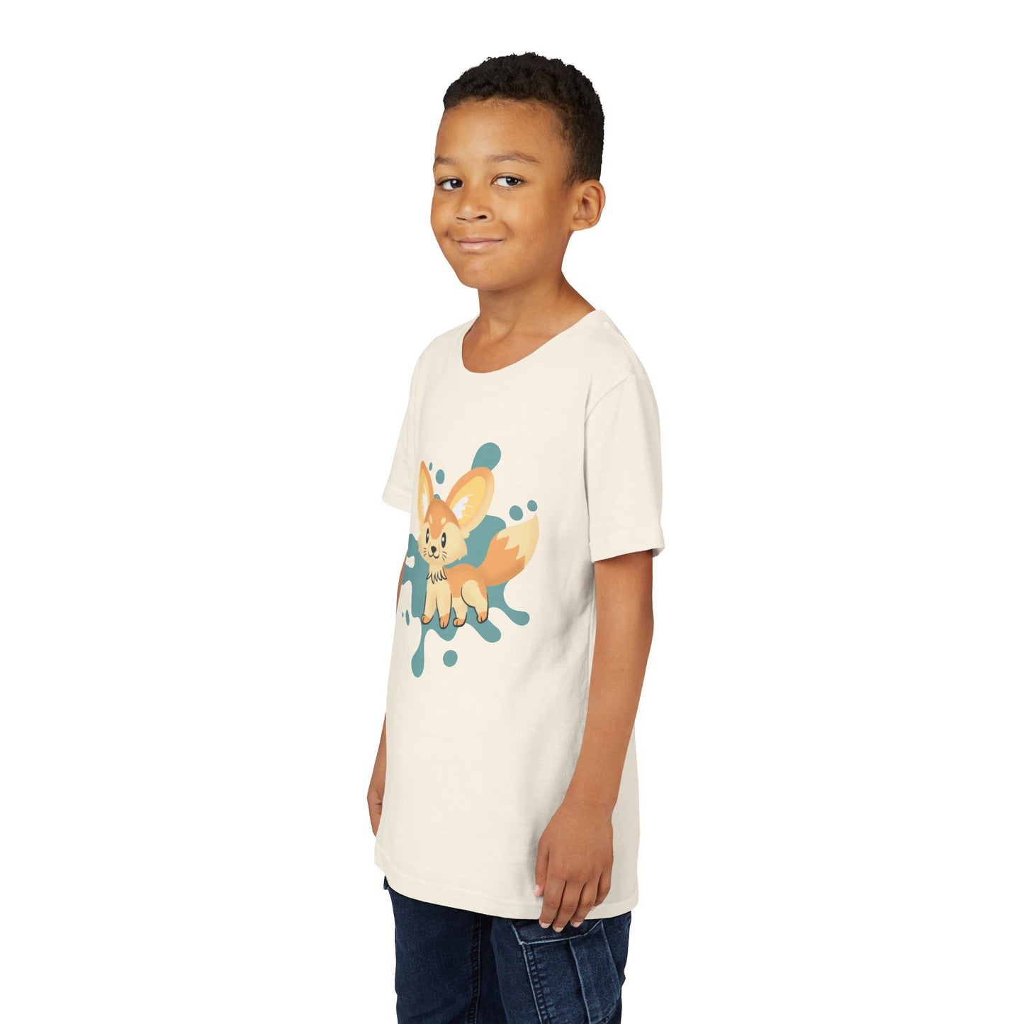 Fennec Fox Color Splash Youth Tee Shirt by Zoo Guide™