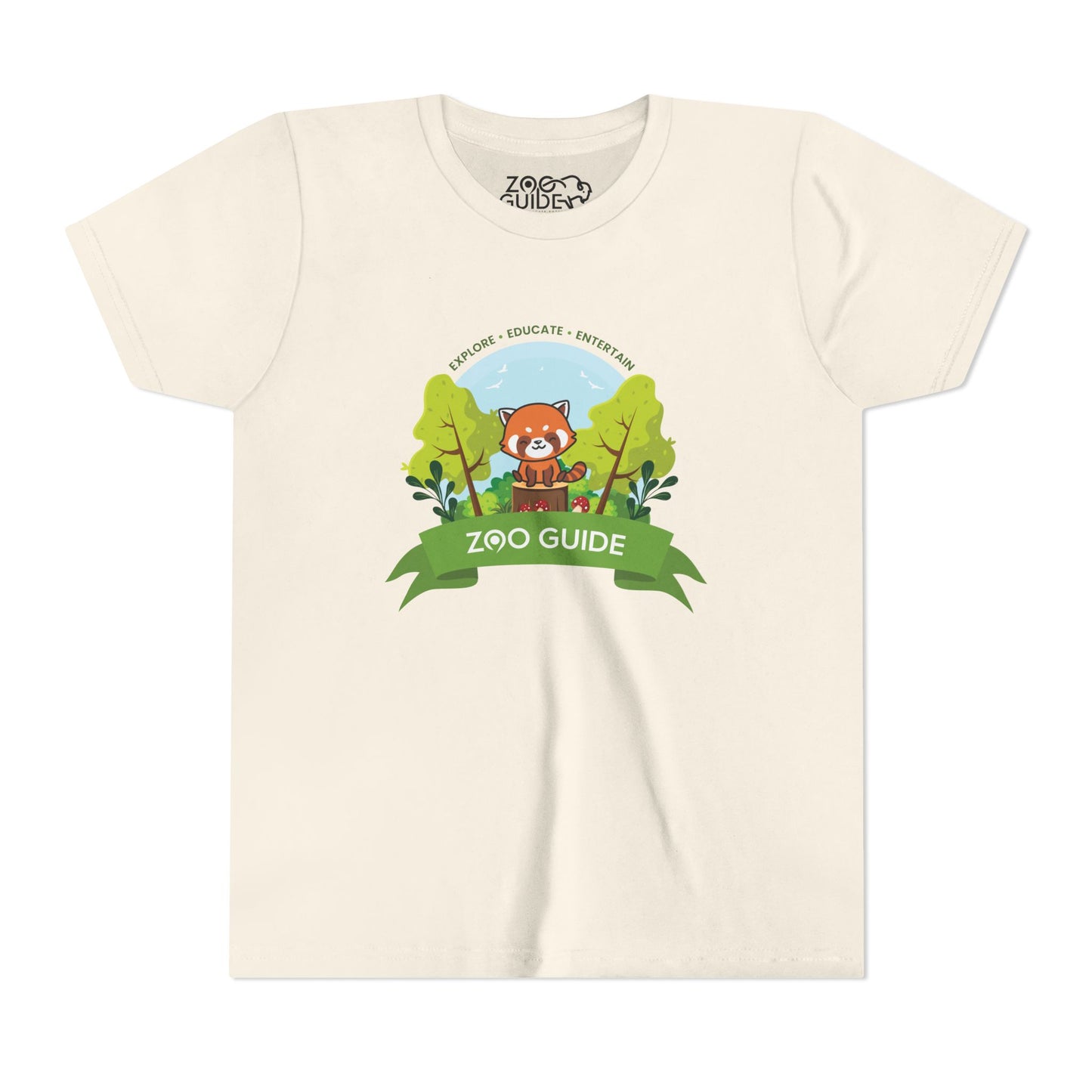 Red Panda Short Sleeve Youth Tee by Zoo Guide™