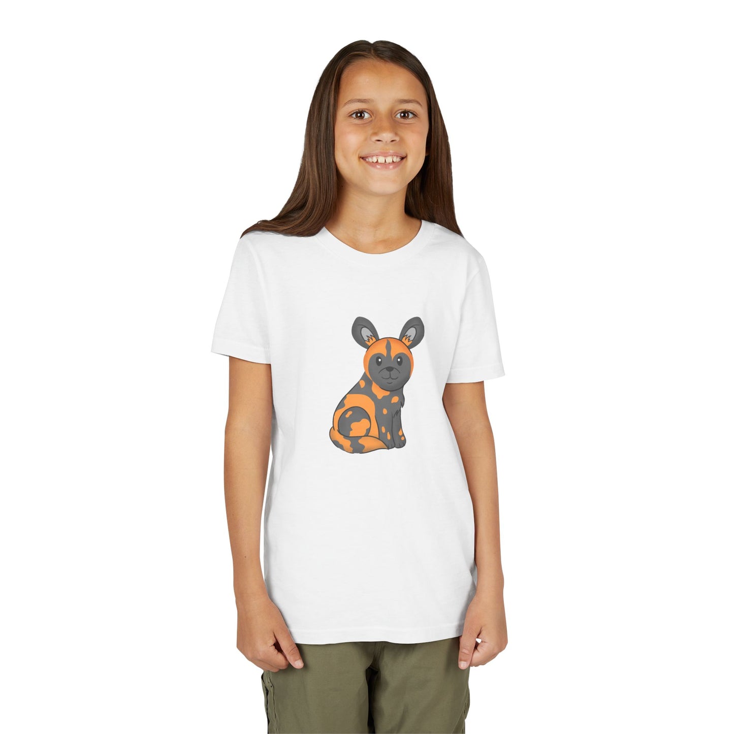 African Painted Dog Youth Tee Shirt by Zoo Guide™