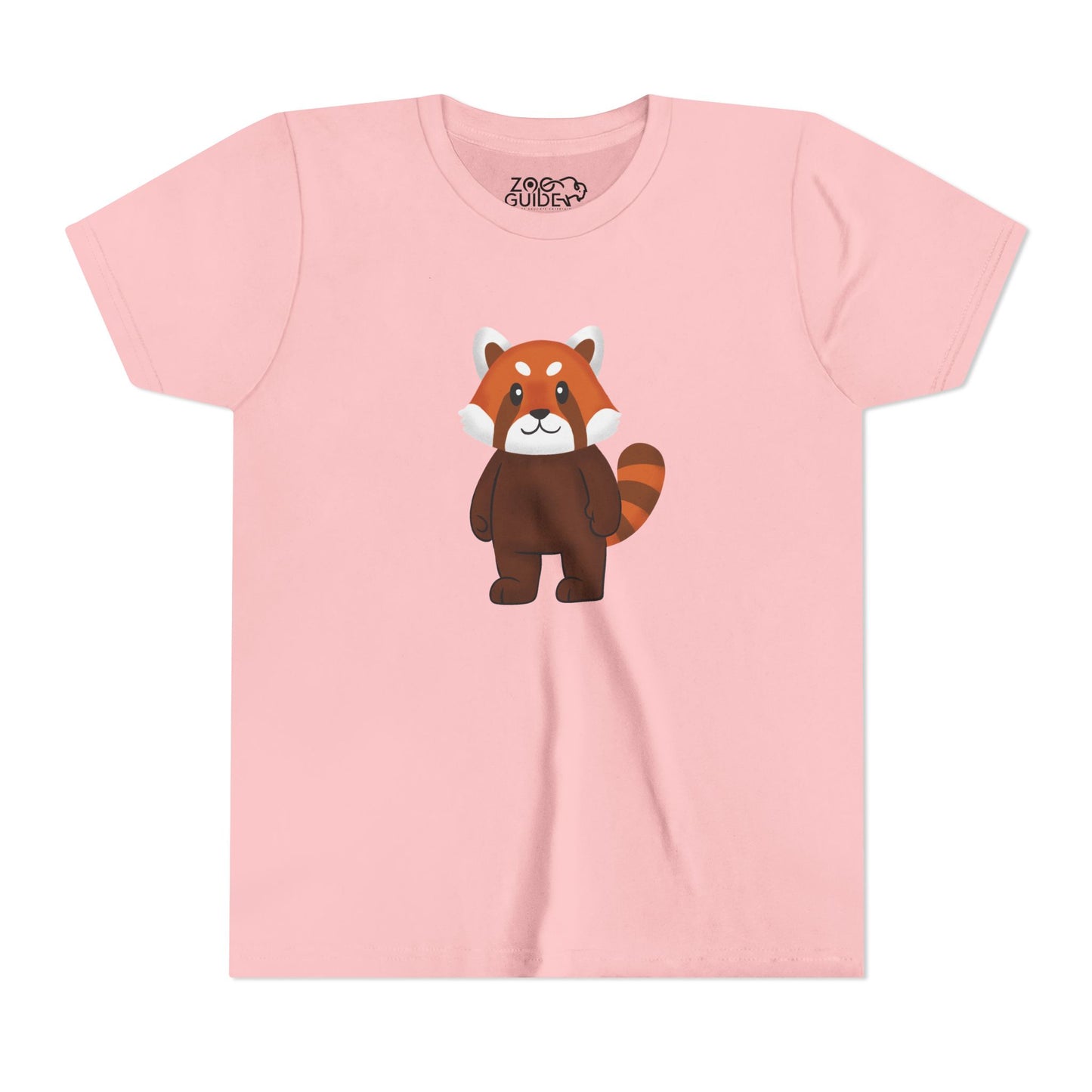 Red Panda Standing Youth Tee Shirt by Zoo Guide™