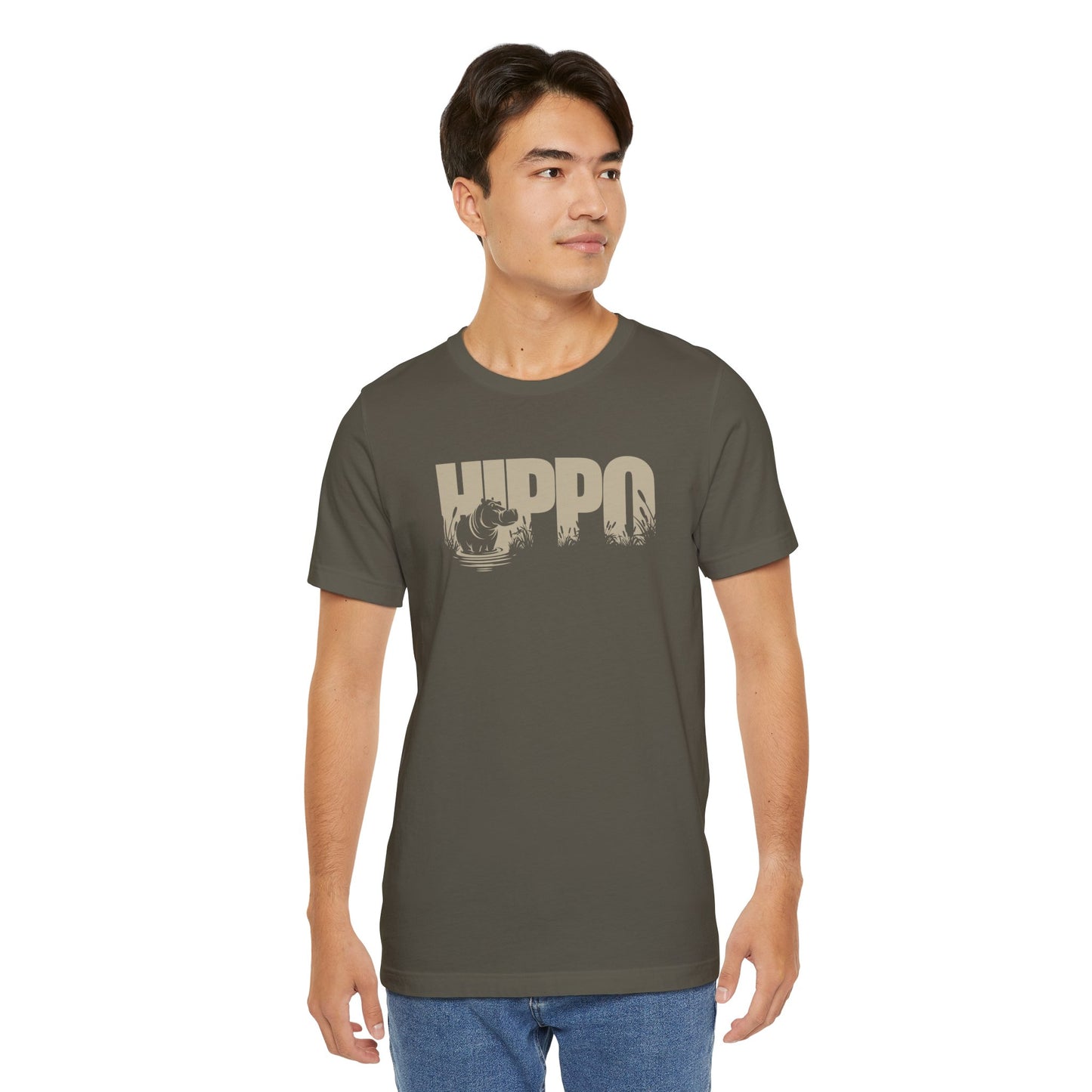 HIPPO Adult Unisex Tee Shirt by Zoo Guide™