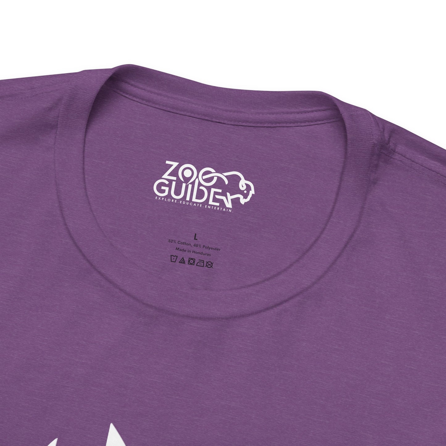 Bear Print Adult Unisex Tee Shirt by Zoo Guide™