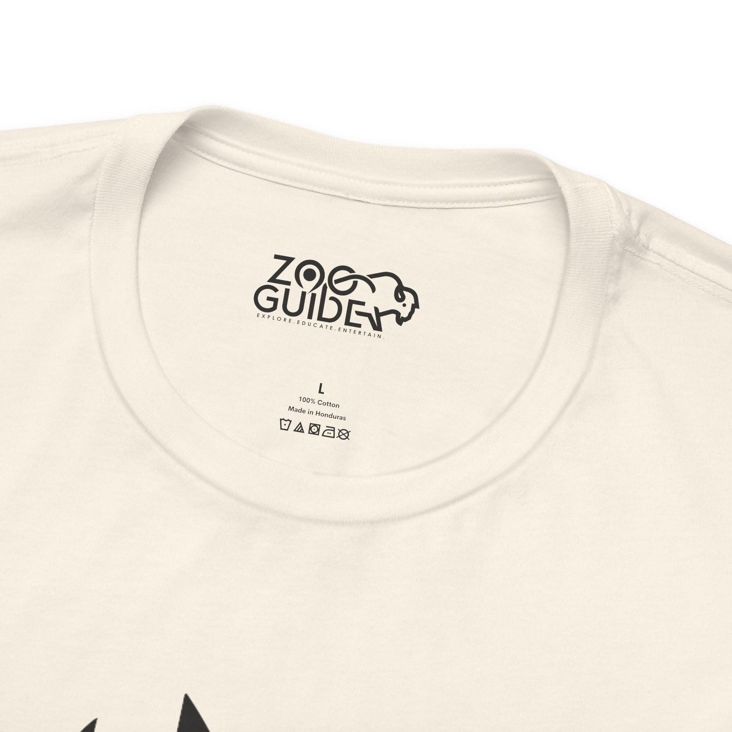 Bear Print Adult Unisex Tee Shirt by Zoo Guide™