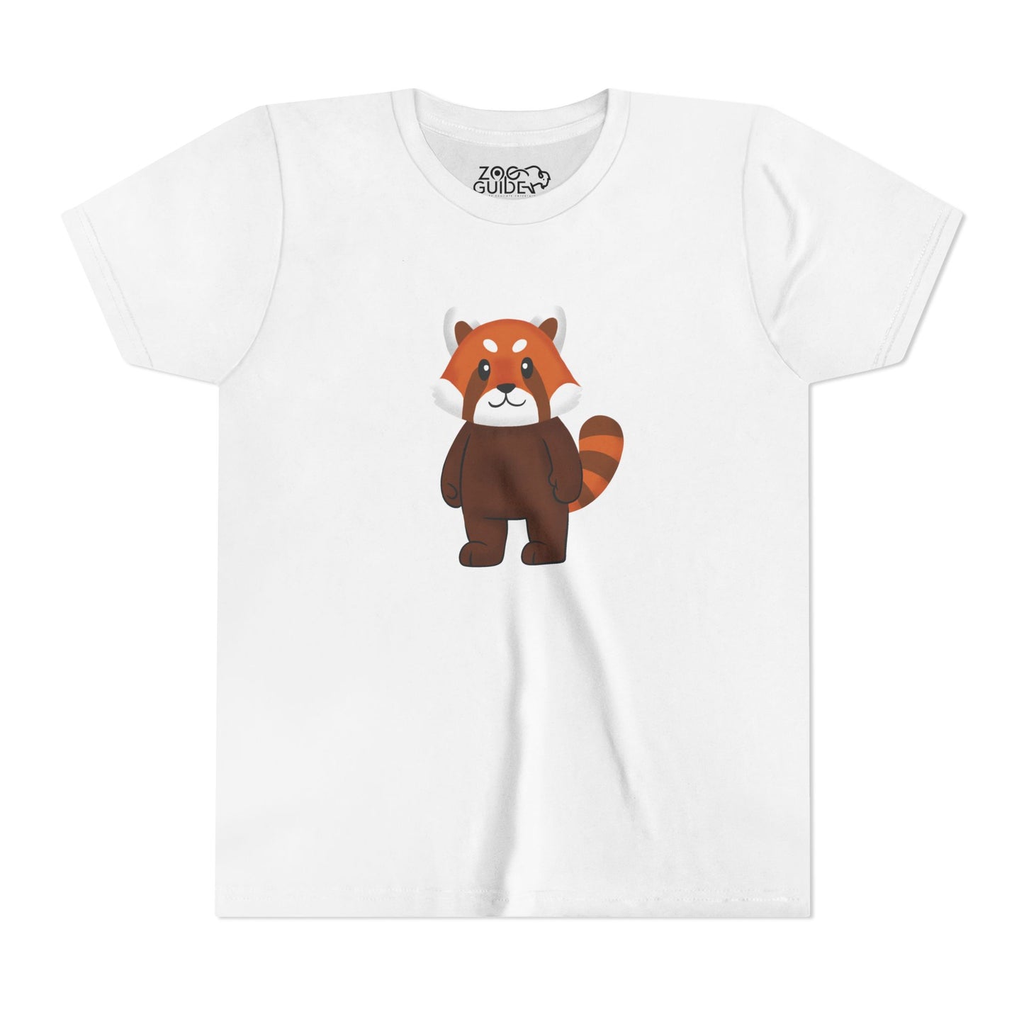 Red Panda Standing Youth Tee Shirt by Zoo Guide™