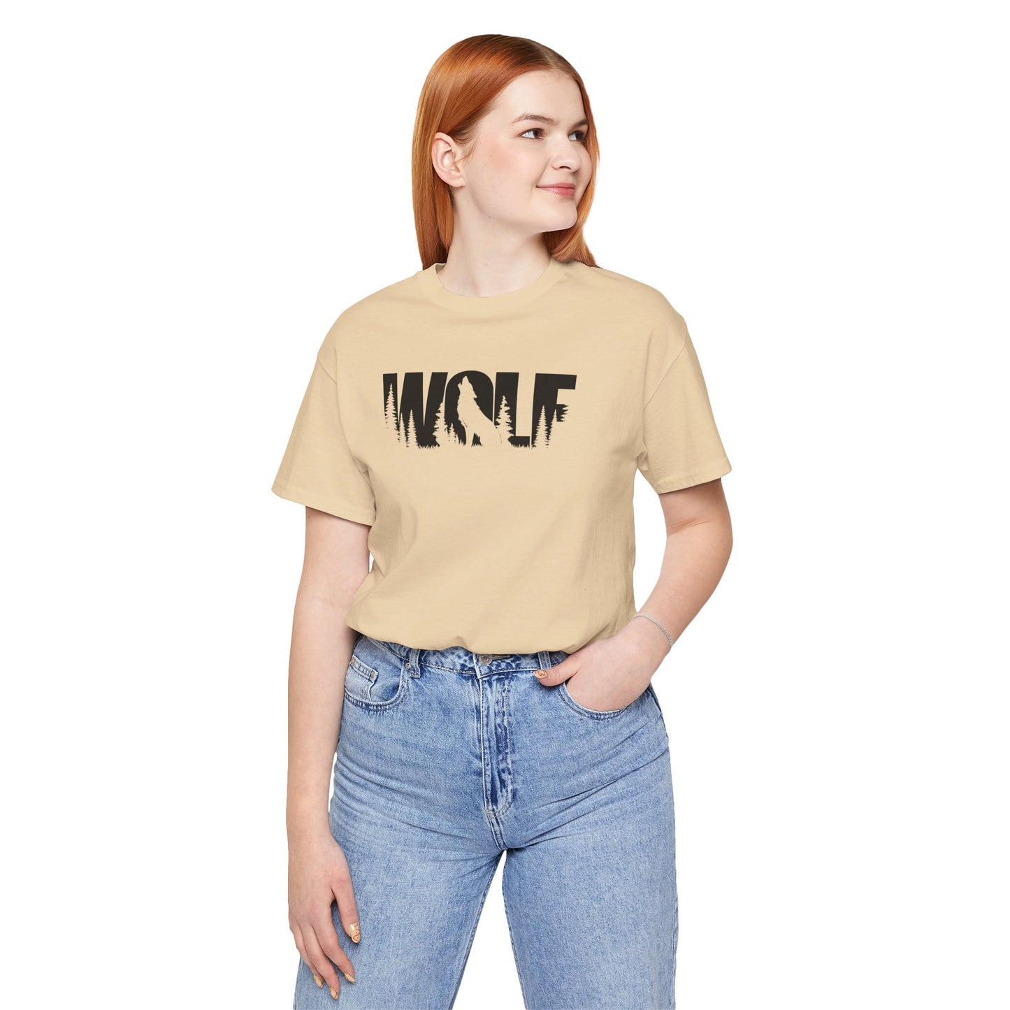 WOLF Adult Unisex Tee Shirt by Zoo Guide™