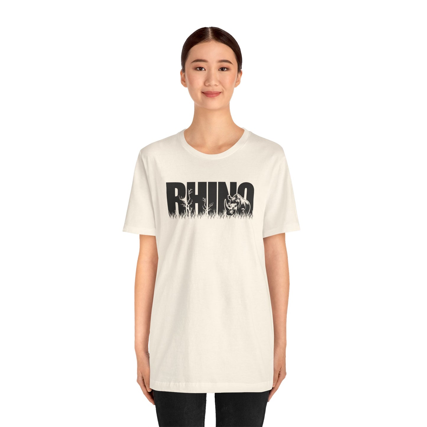 RHINO Adult Unisex Tee Shirt by Zoo Guide™