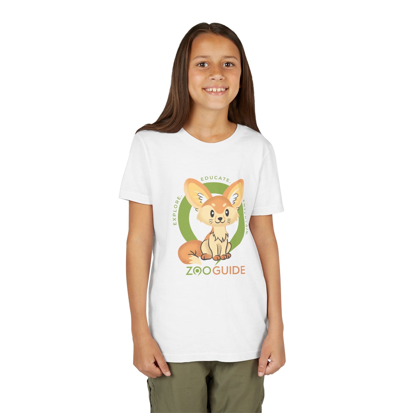 Fennec Fox in Zoo Guide™ Waypoint Icon Youth Tee Shirt by Zoo Guide™