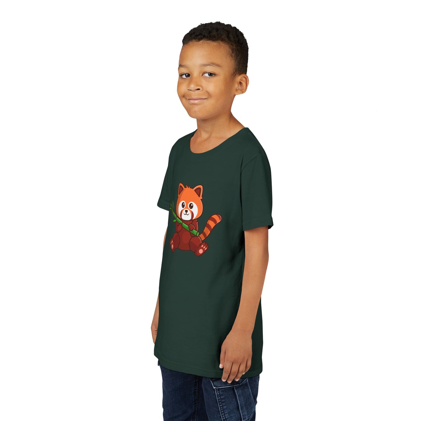 Red Panda Kawaii Style Youth Tee Shirt by Zoo Guide™