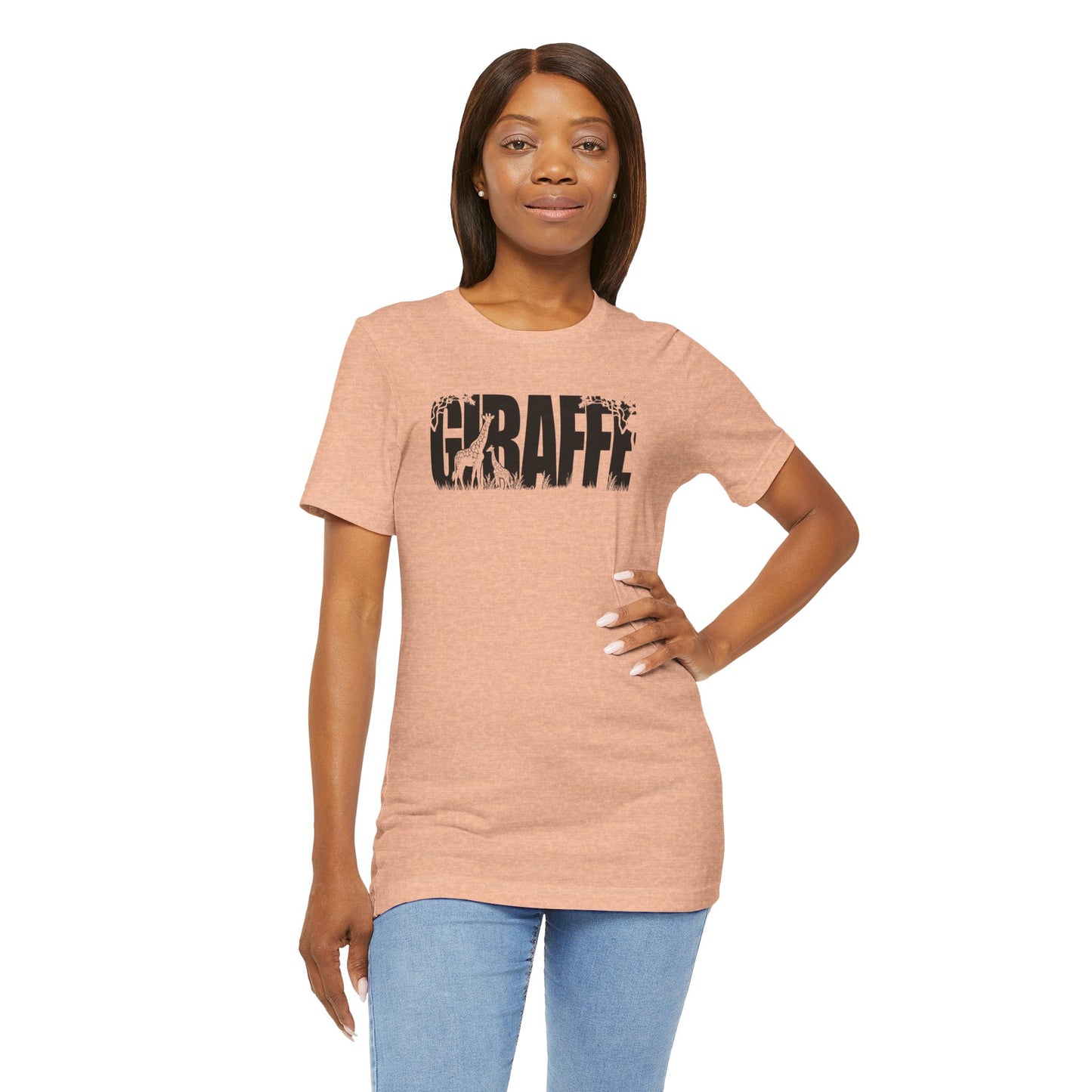 GIRAFFE Adult Unisex Tee Shirt by Zoo Guide™
