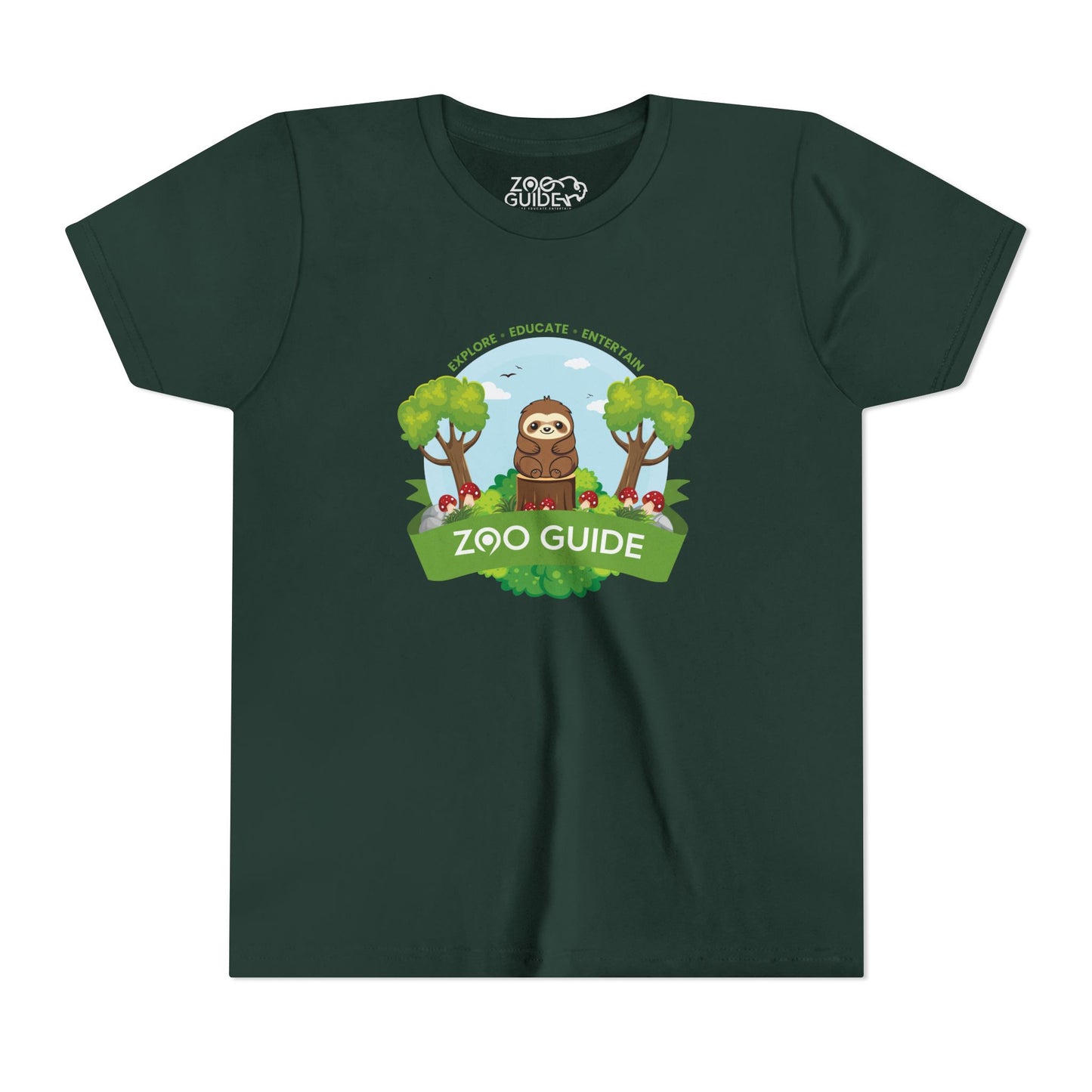 Sloth Youth Short Sleeve Tee by Zoo Guide™