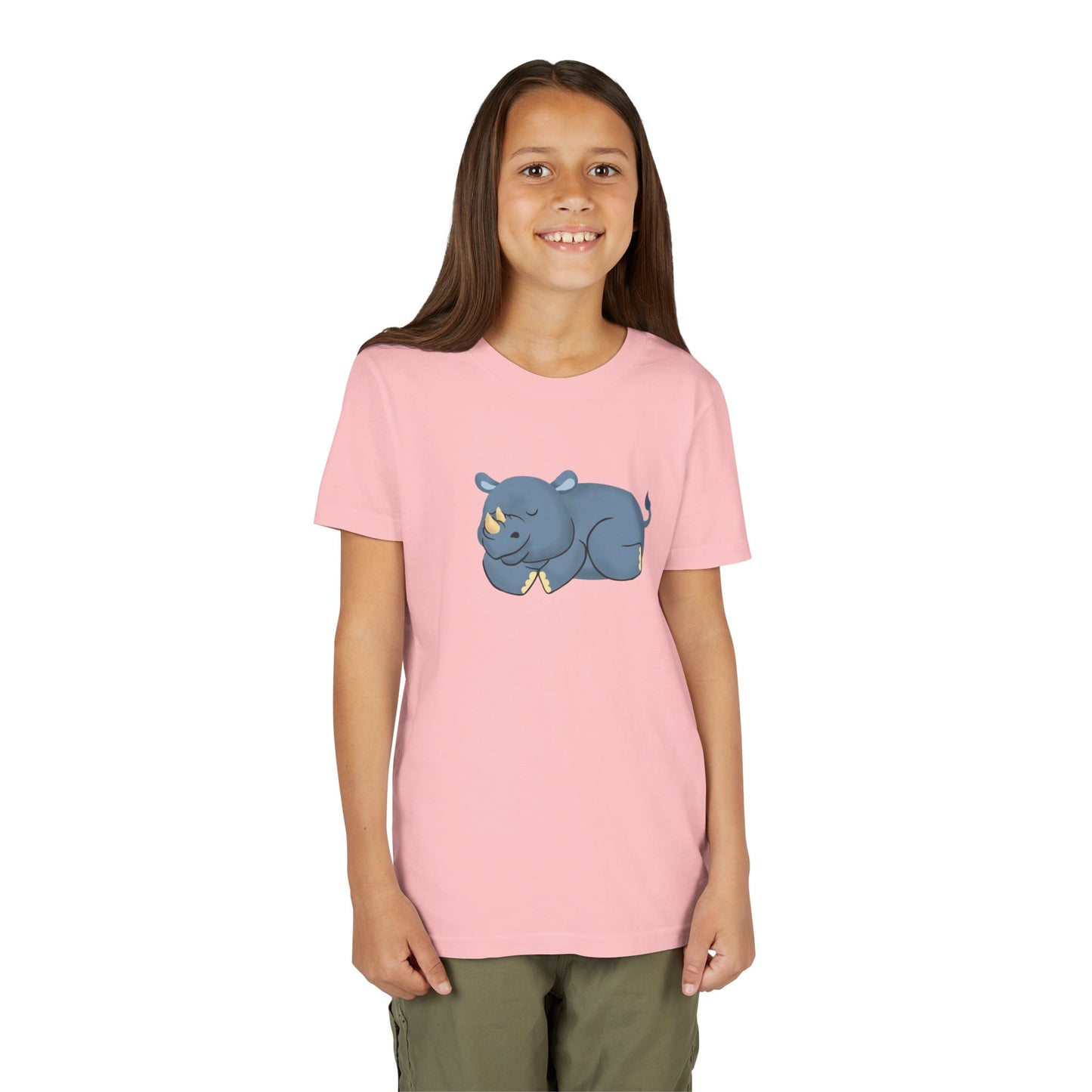 Rhino Nap Time Youth Tee Shirt by Zoo Guide™