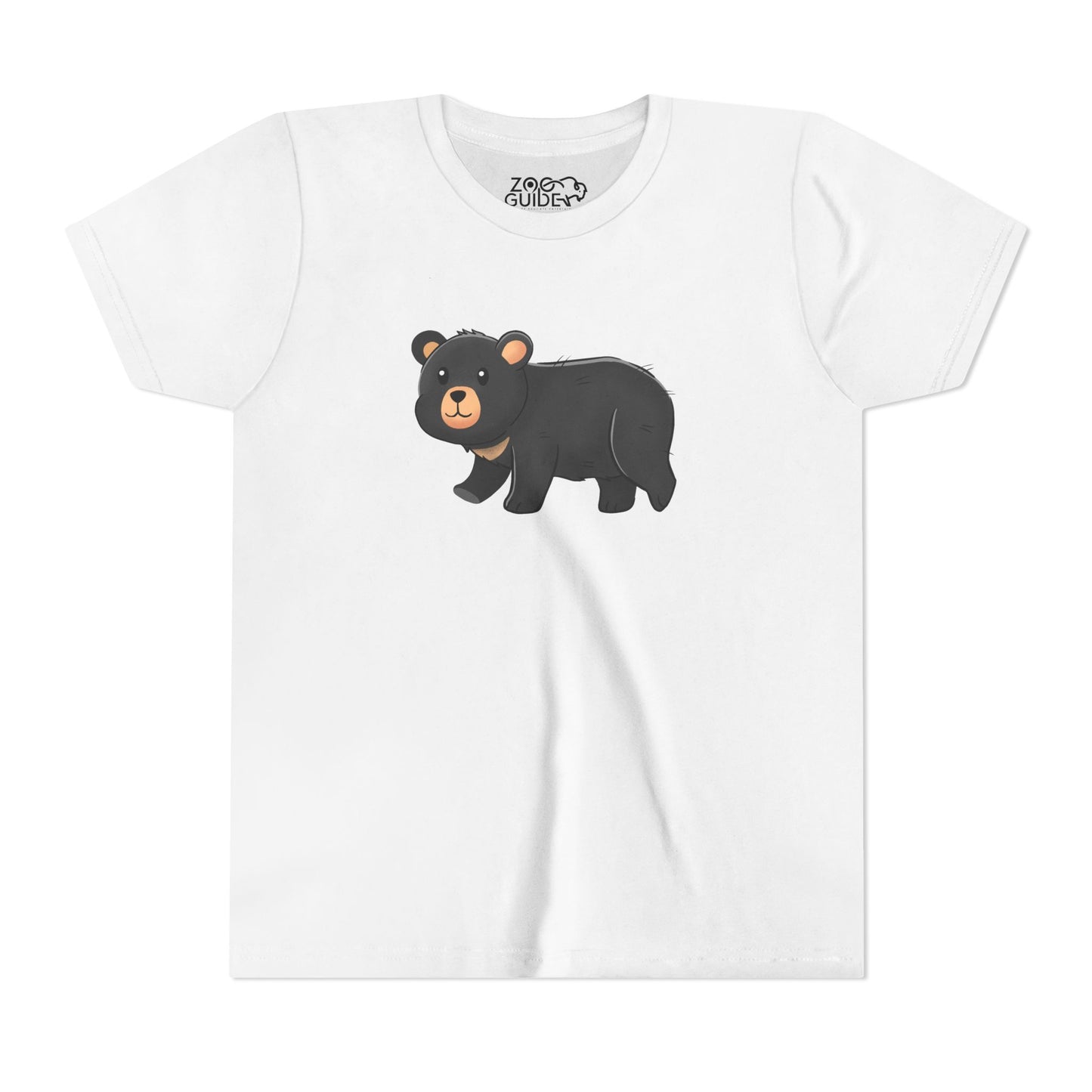 American Black Bear Youth Tee Shirt by Zoo Guide™